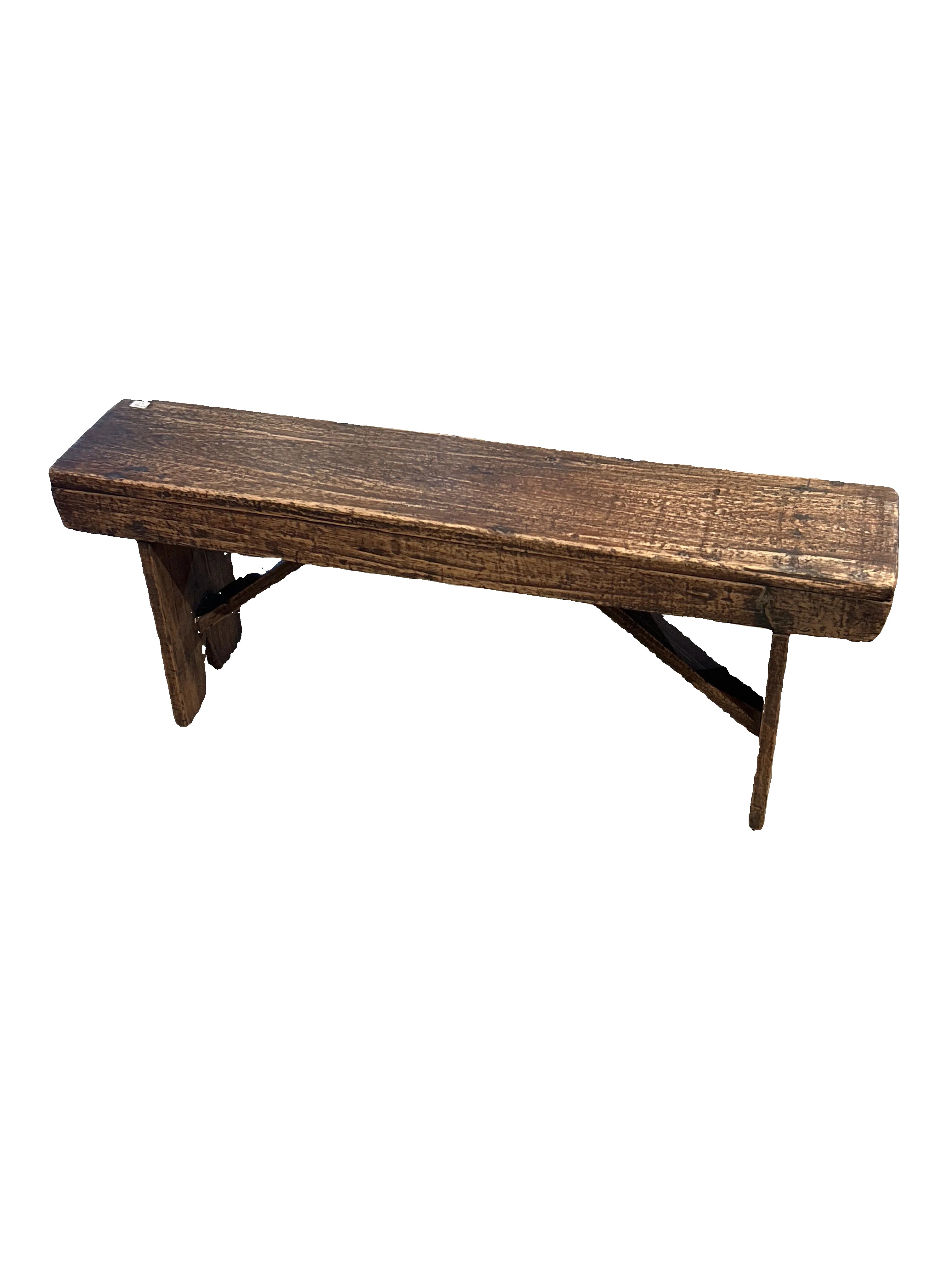 ANTIQUE RESTAURANT BENCH.