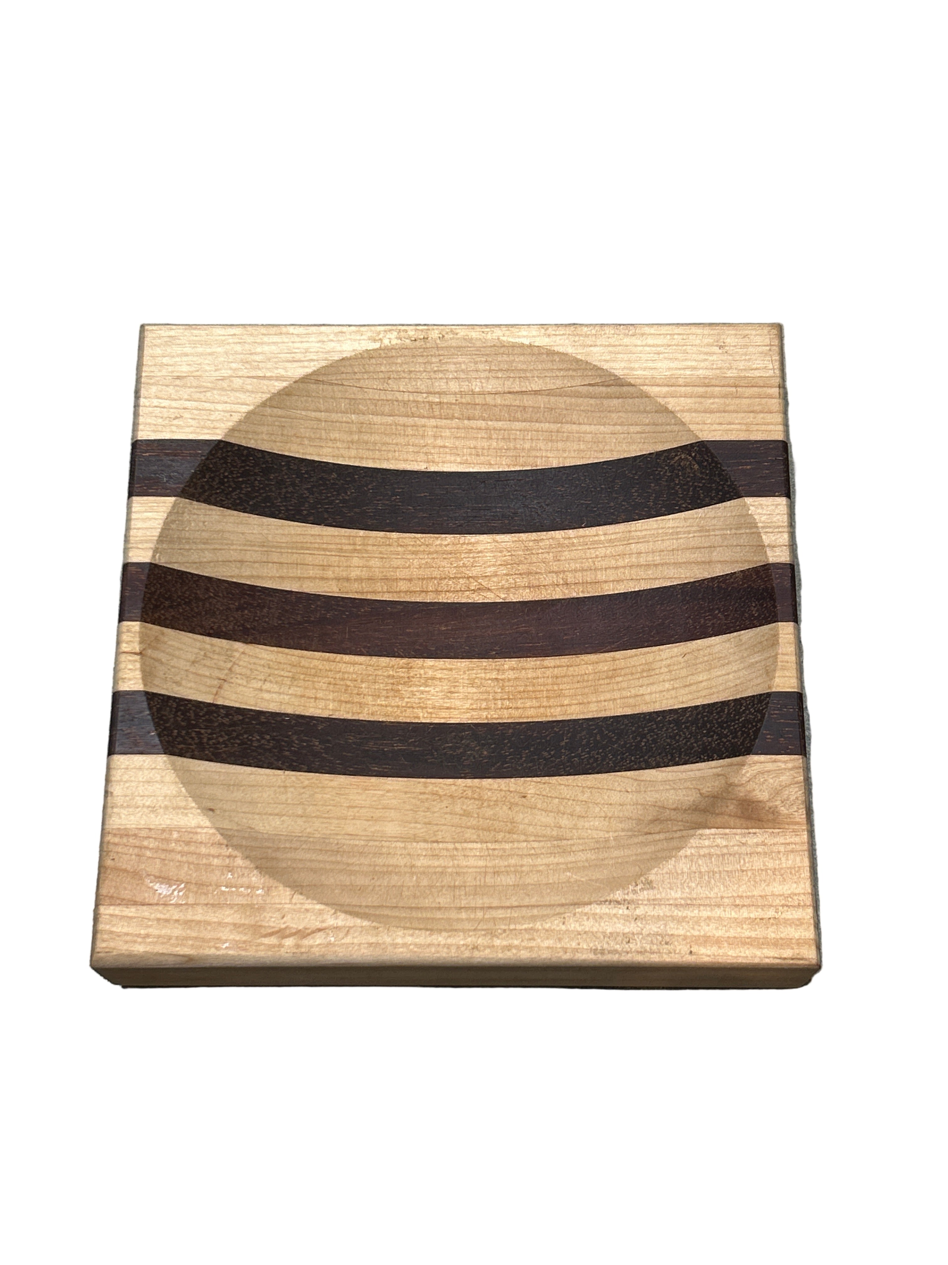 Vintage ulu chopping bowl dark