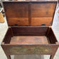 Vintage red and green grape design chest