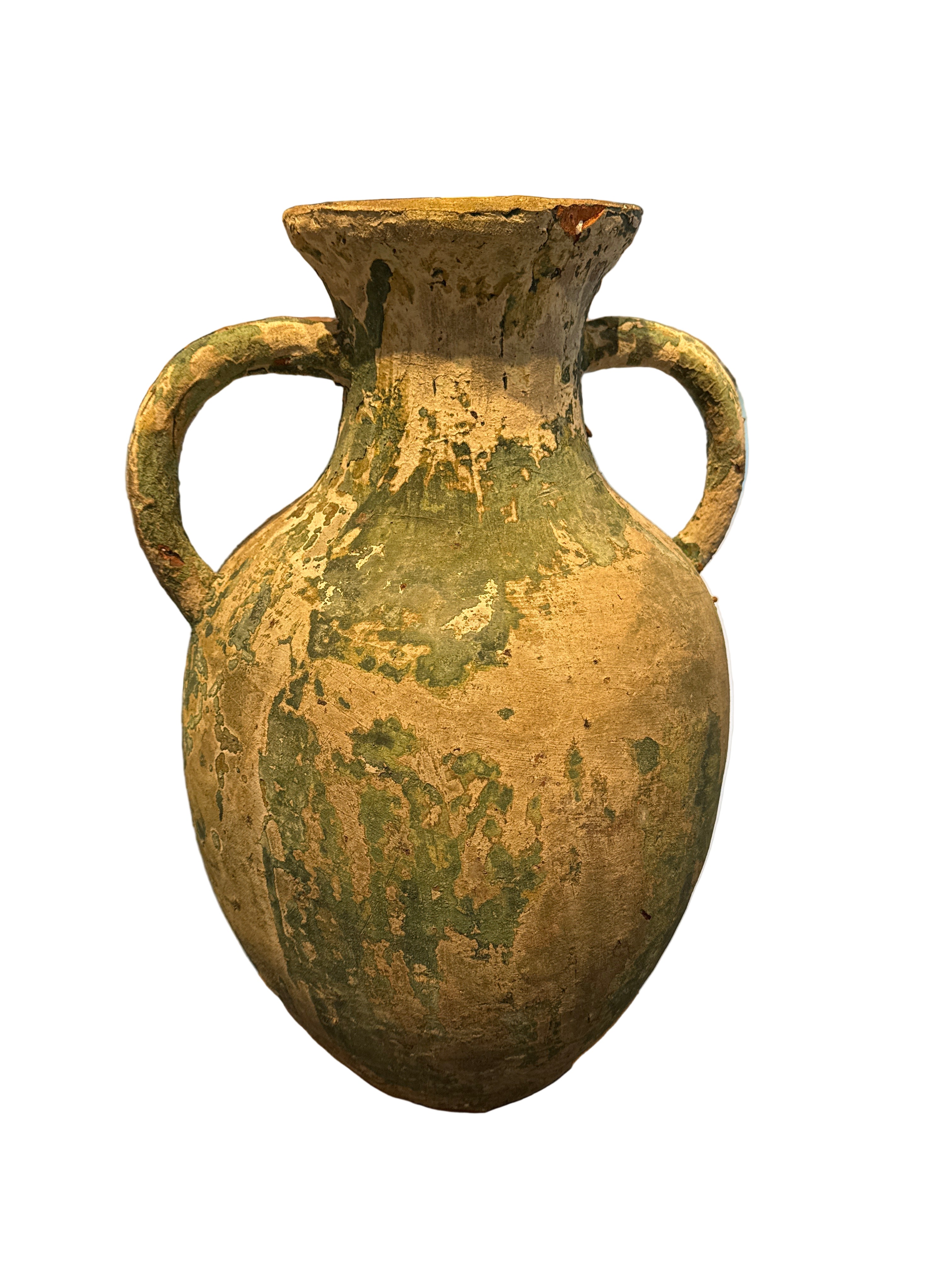 Large Green Vintage Pot