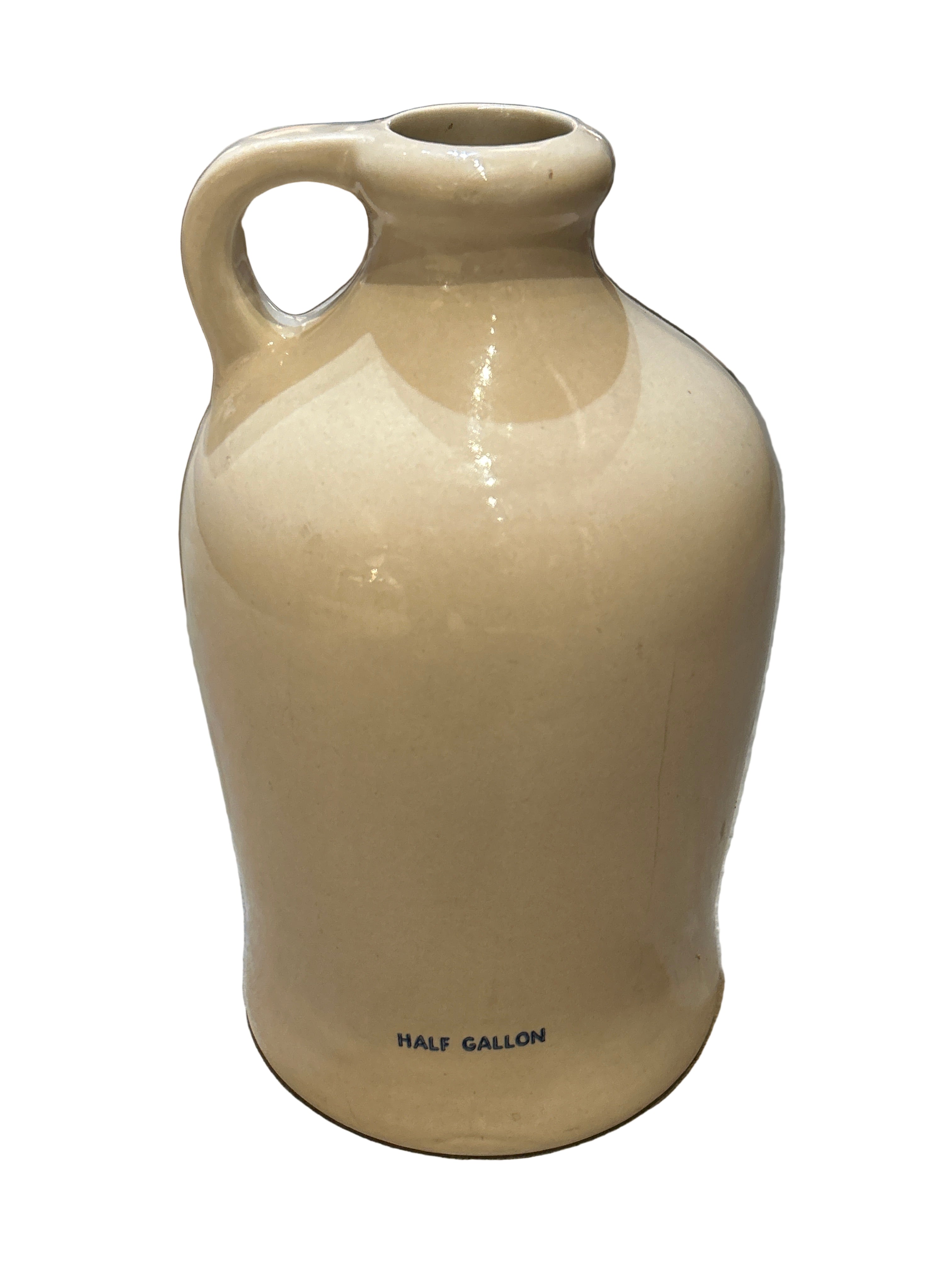 Vintage stoneware whiskey jug