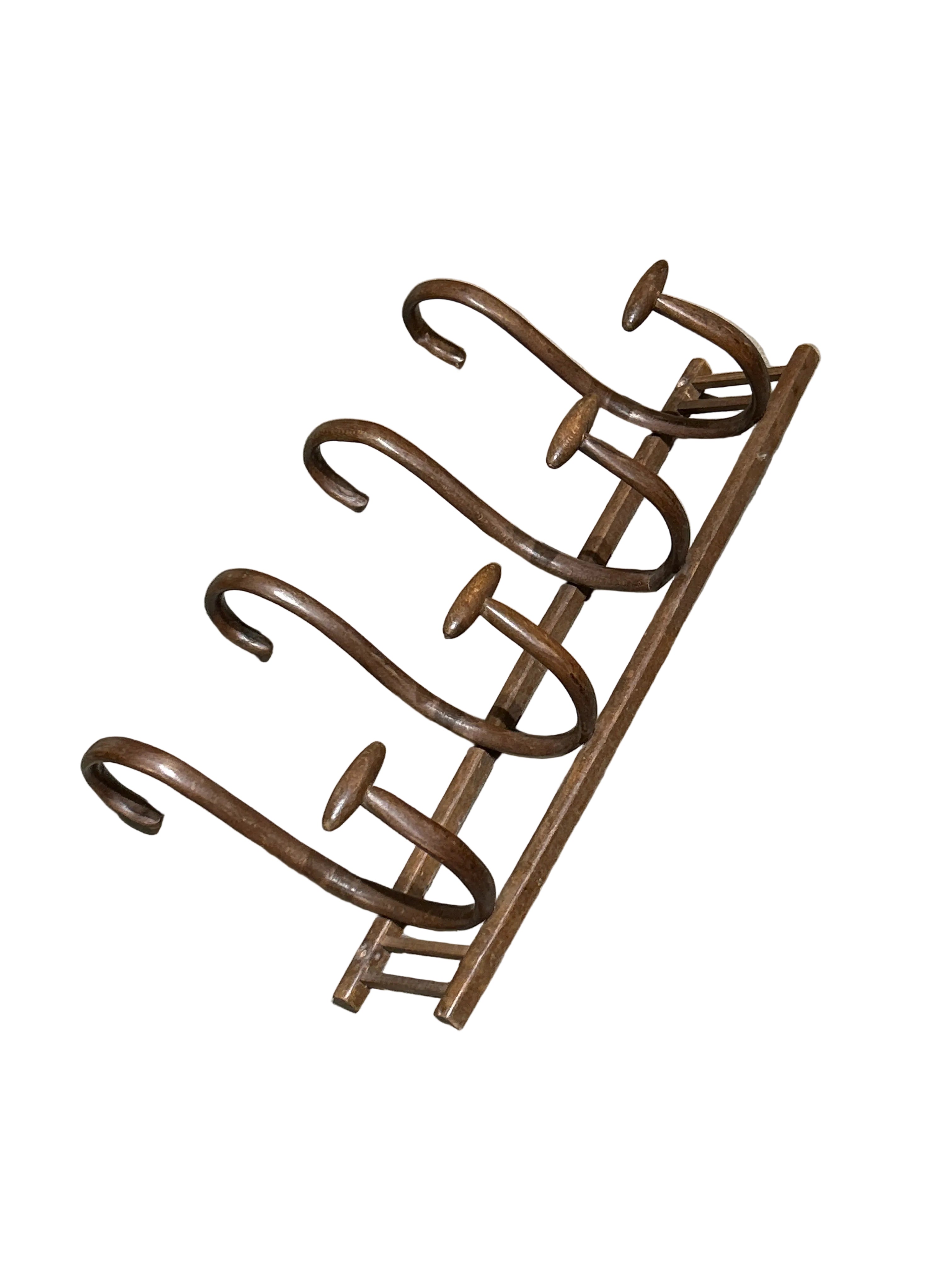 Vintage Bentwood wall rack