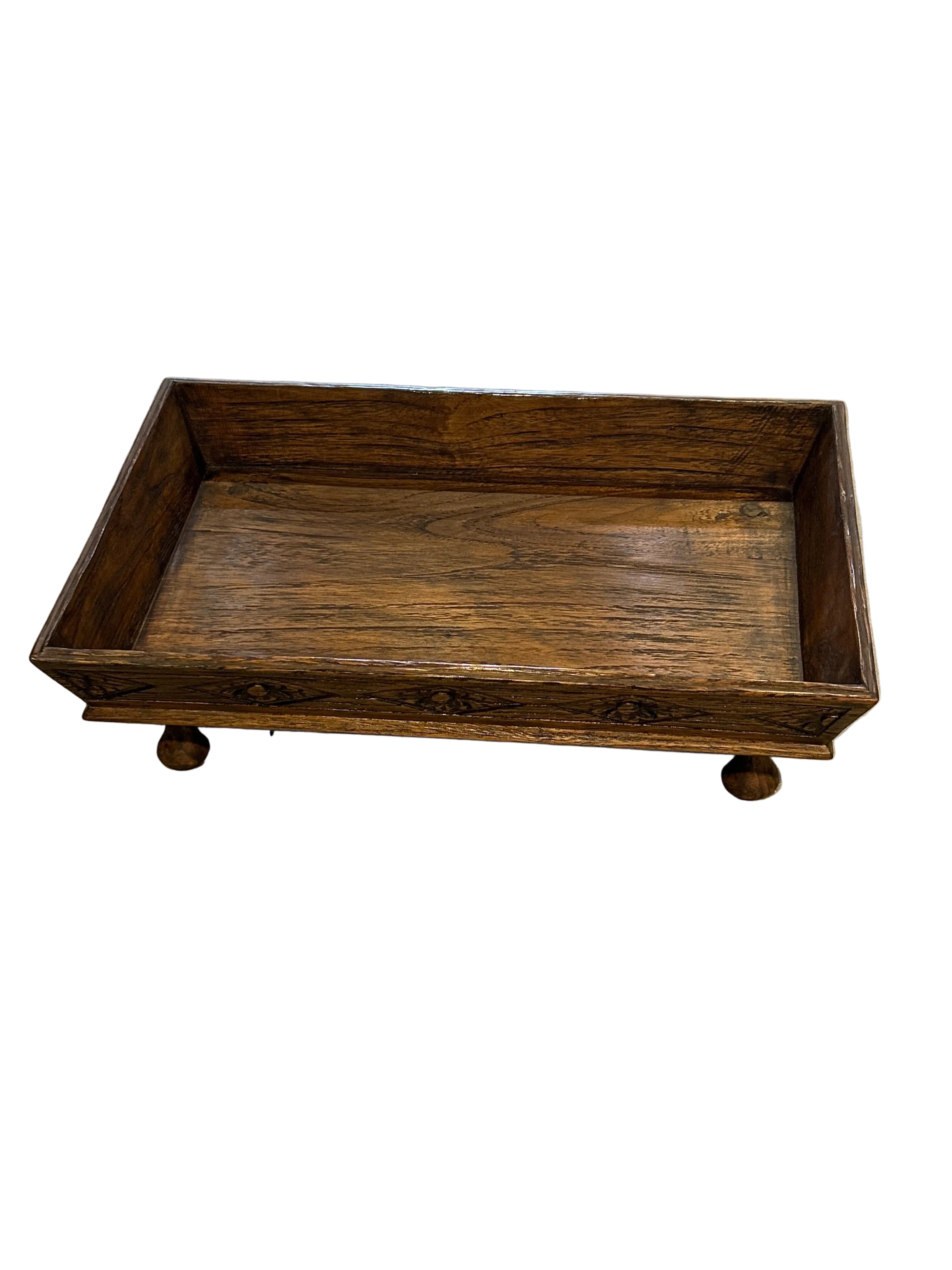 LETTER TRAY OF TEAK HARDWOOD.