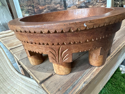 Wood bowl