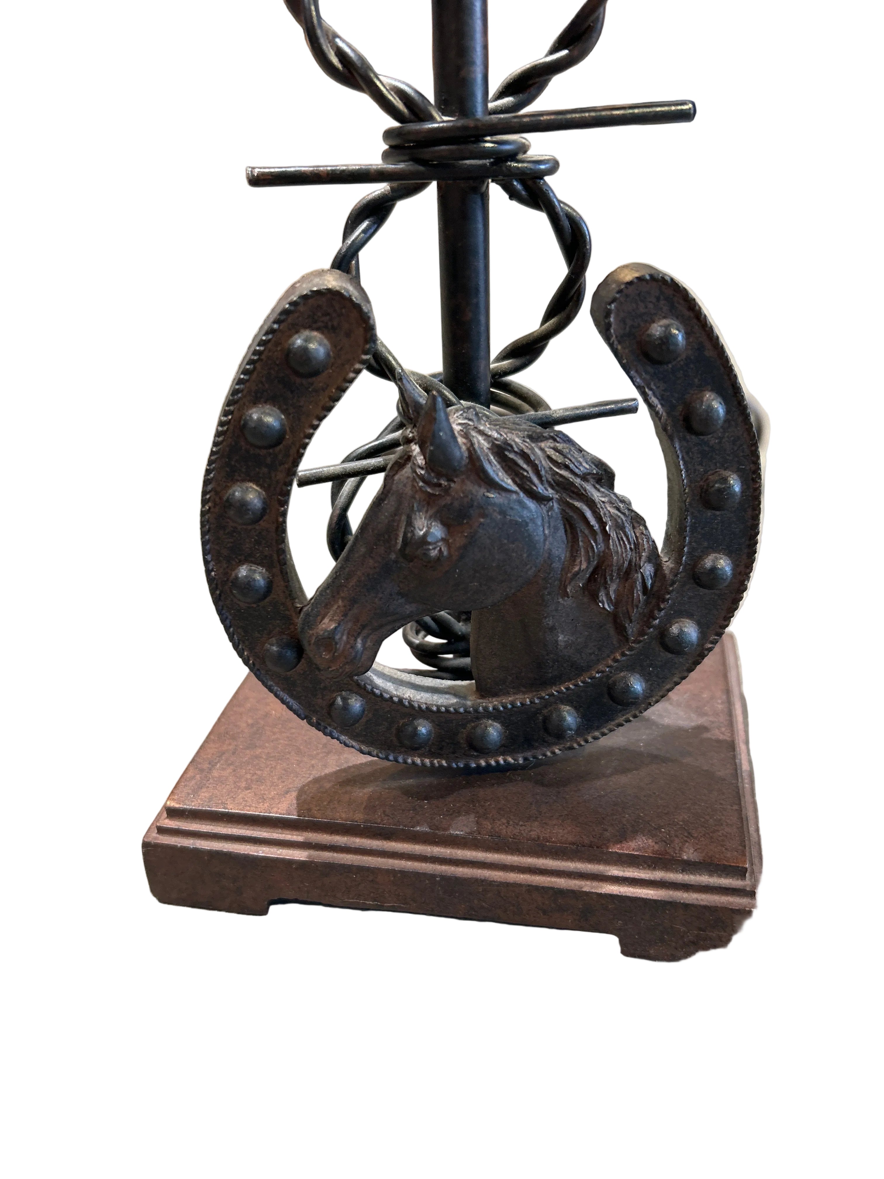 Vintage Horseshoe lamp