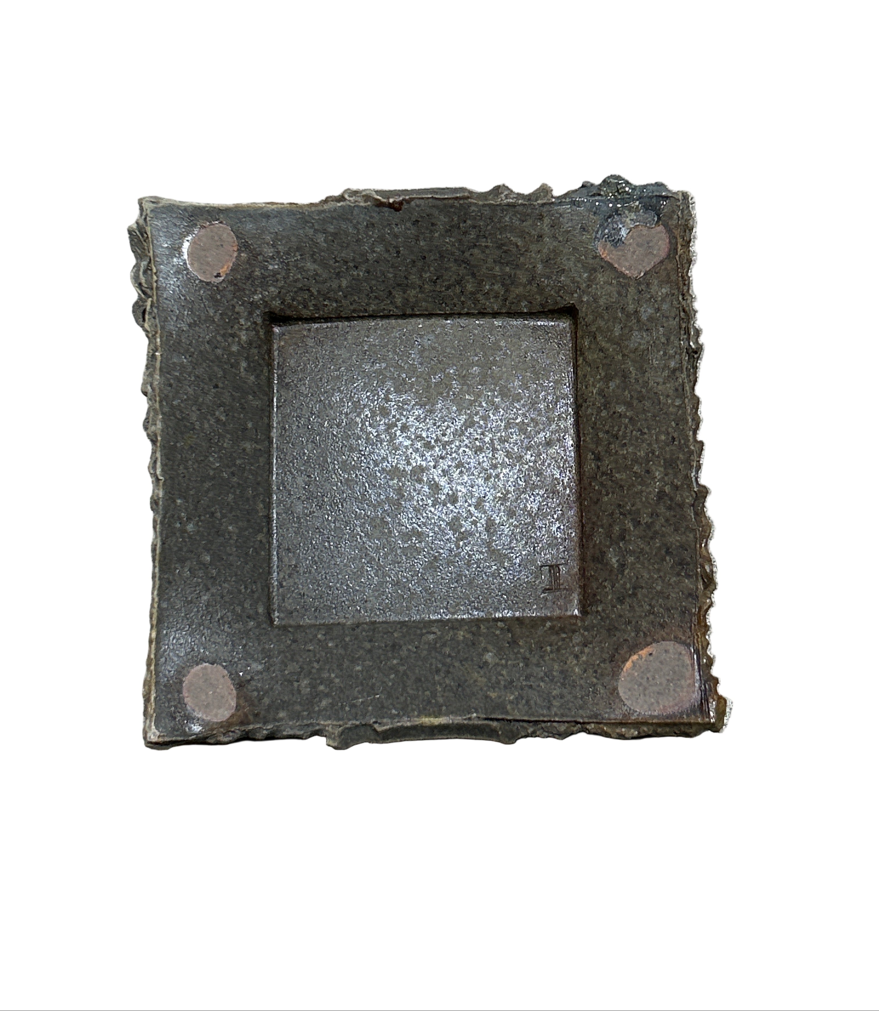 Vintage stoneware plate