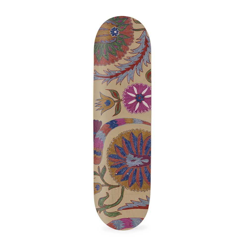 Bright Botanical Suzani Skateboard