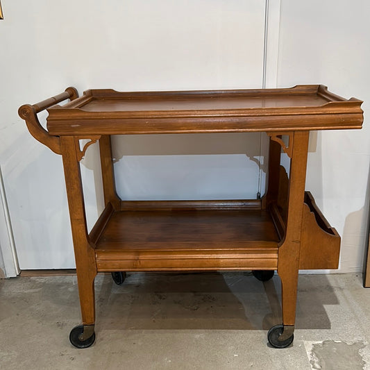 Mid century bar cart