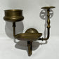 Vintage toothbrush and soap holder wall mount