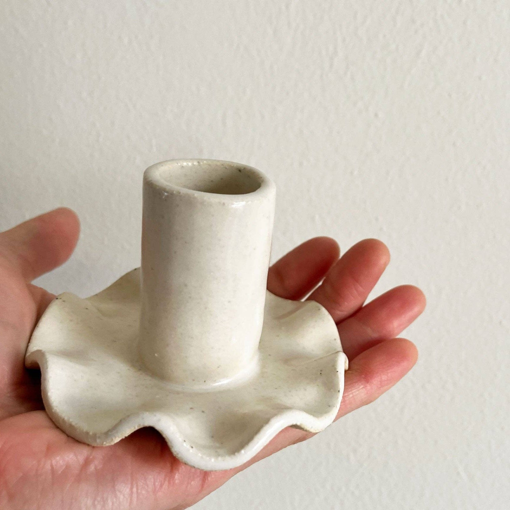 Ruffle Candle Holders