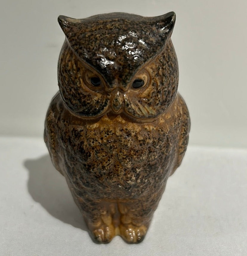 Owl ceramic statue