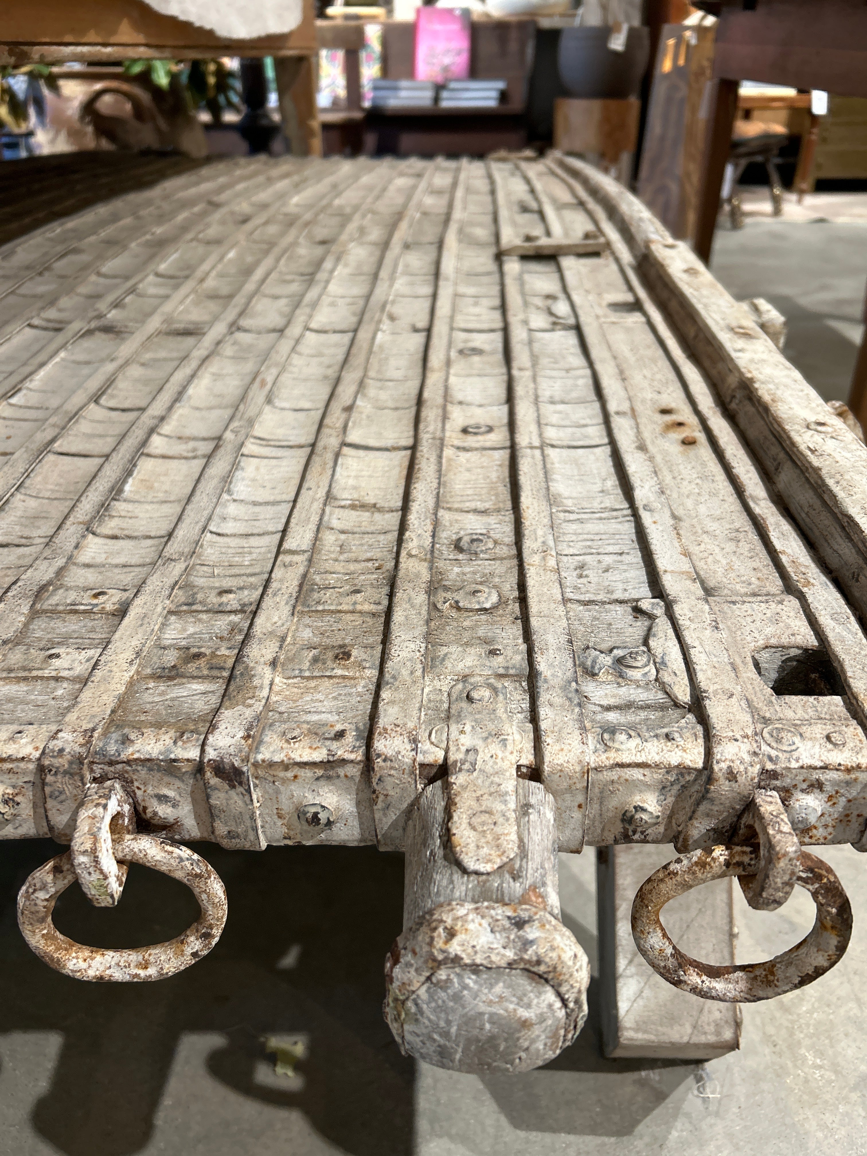 Vintage carved coffee table