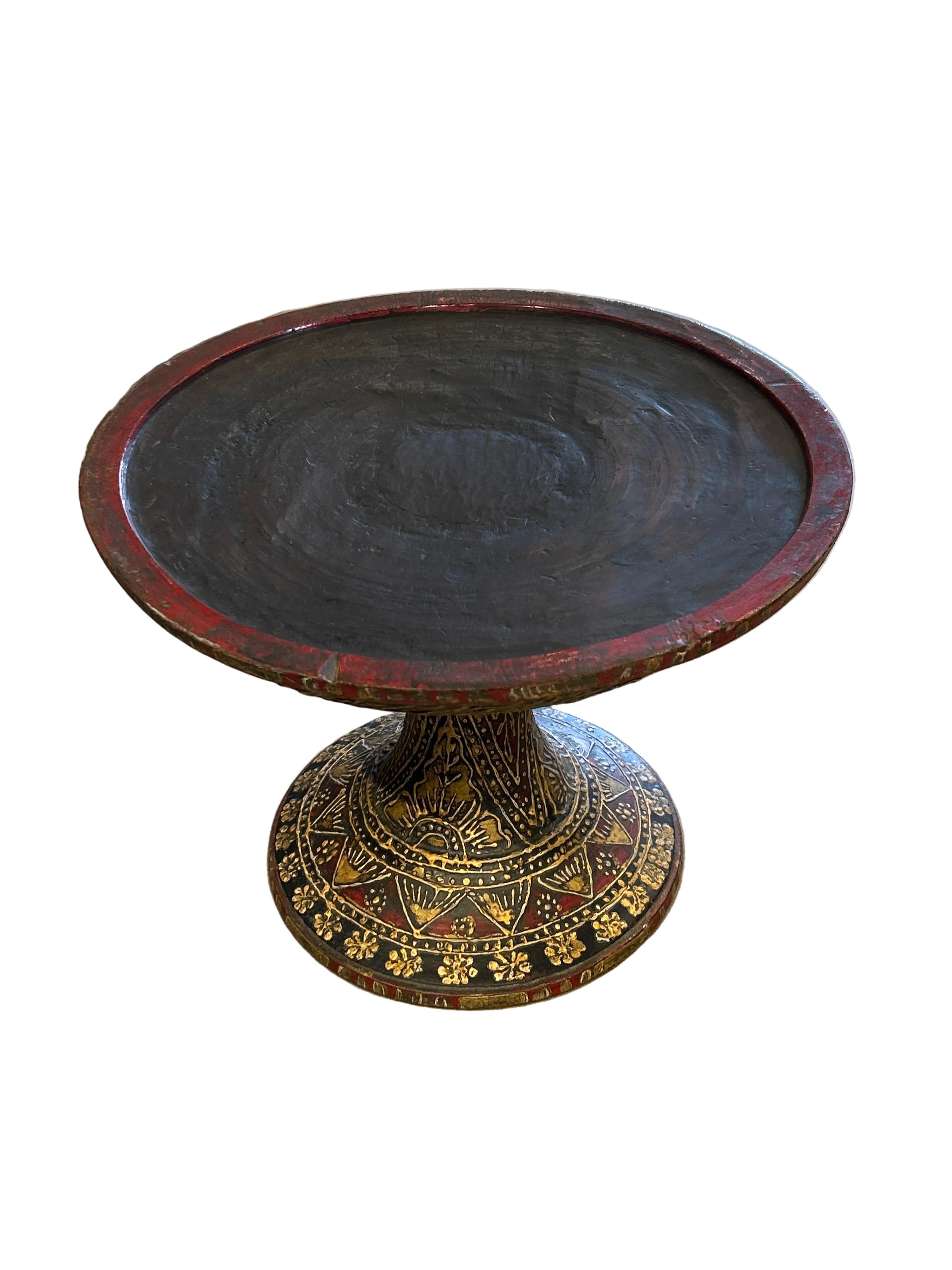ANTIQUE TEMPLE TRAY.