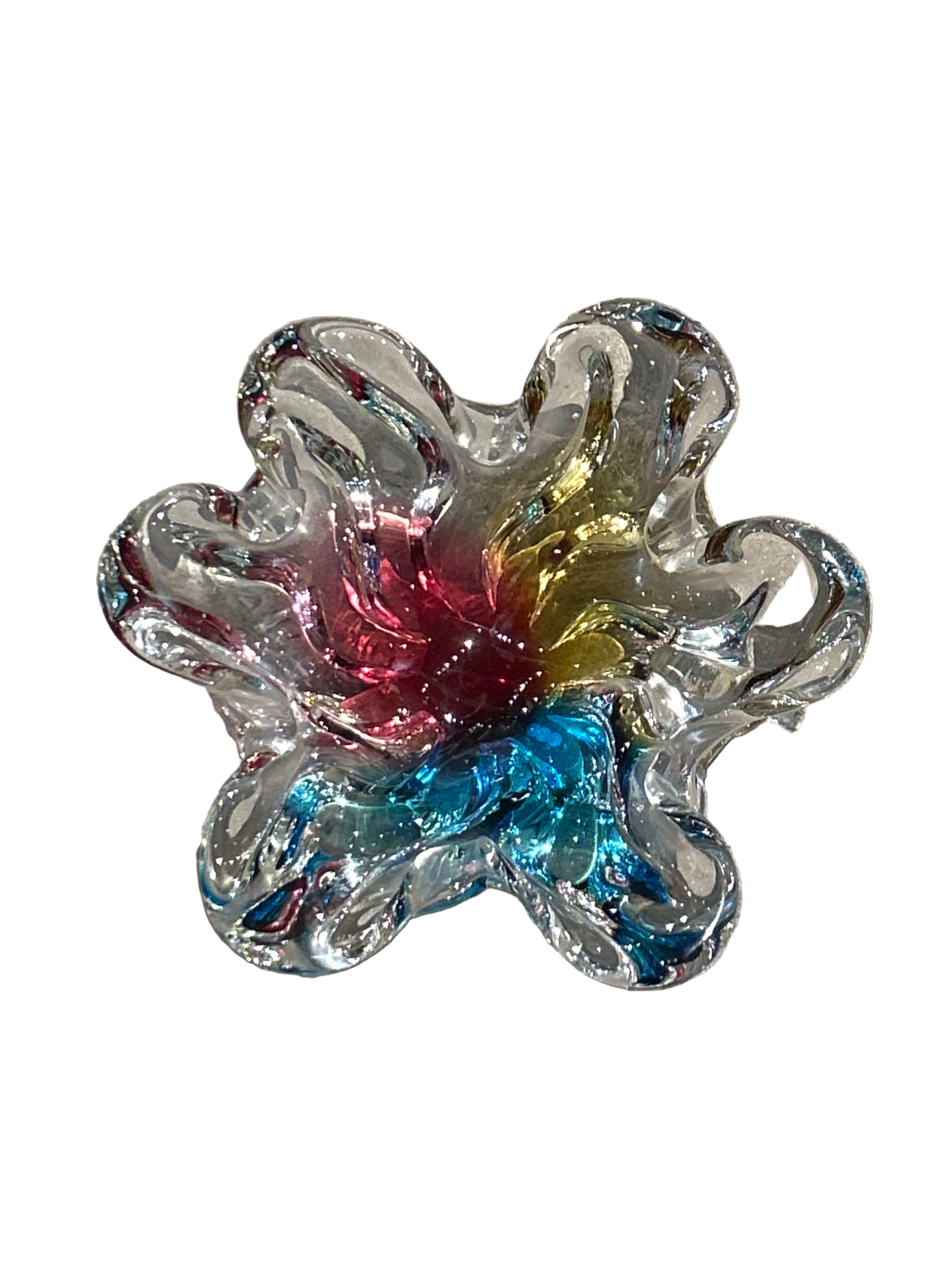 Vintage MCM art glass bowl