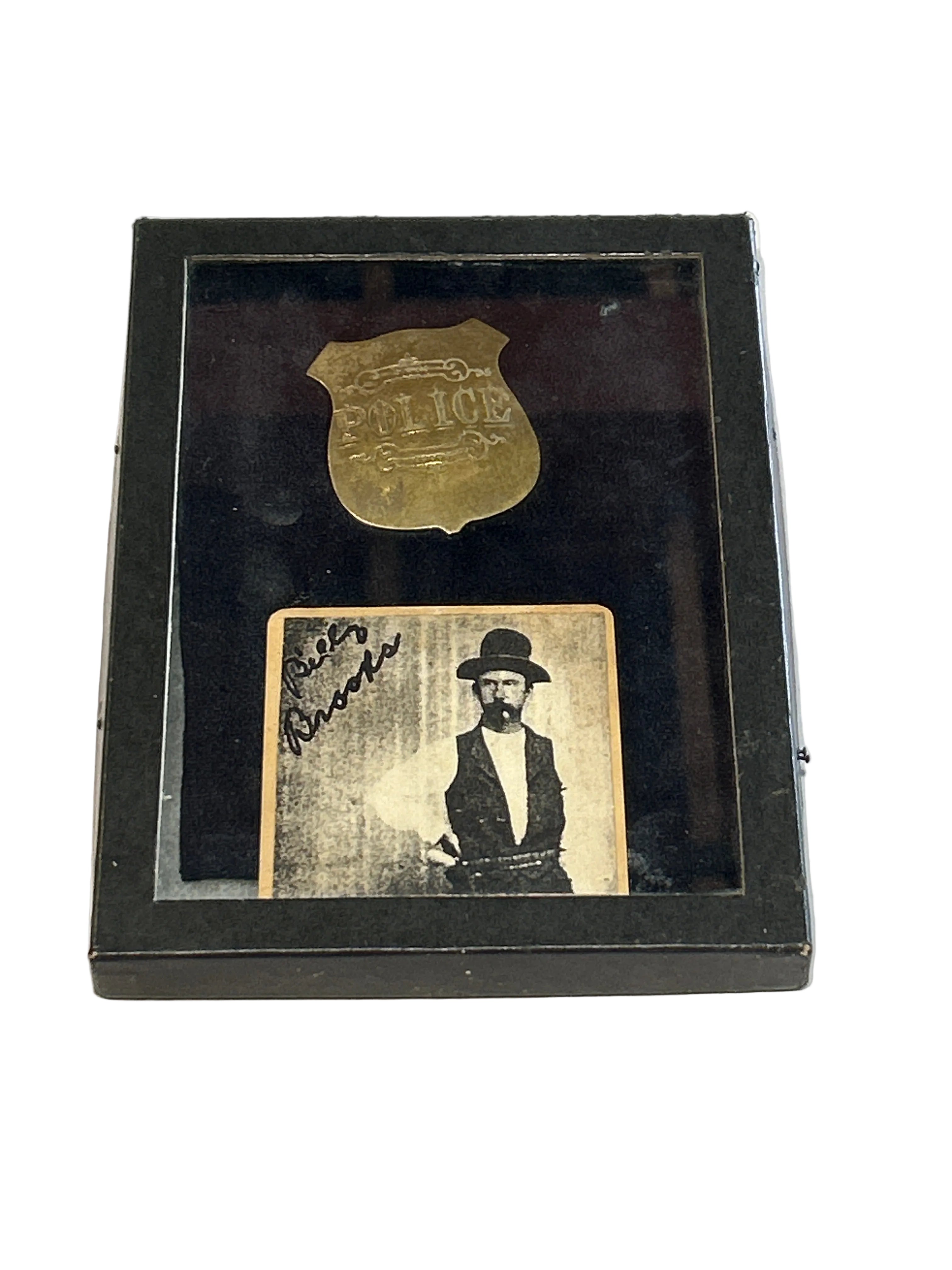 Vintage police badge