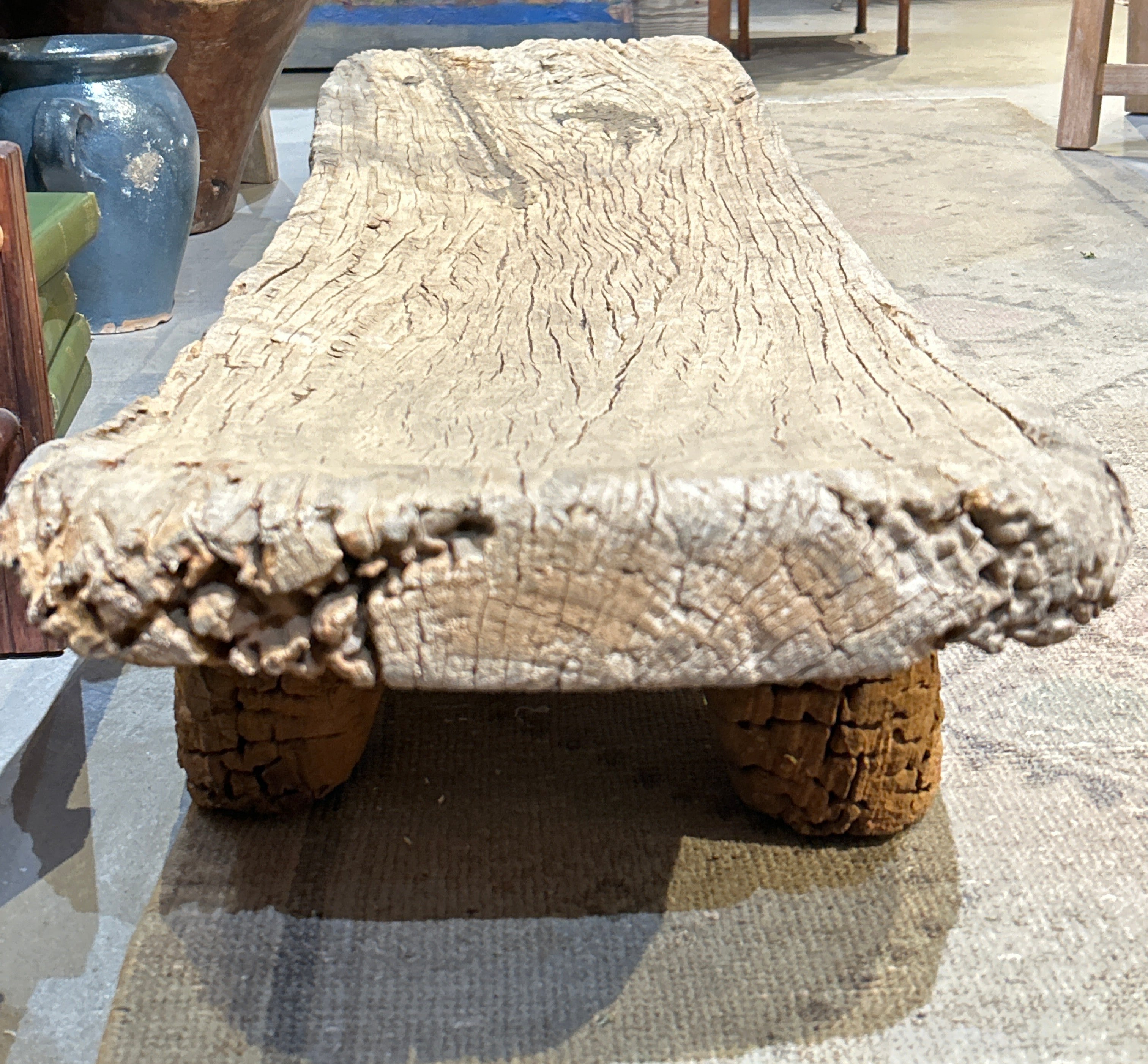 Vintage wood coffee table