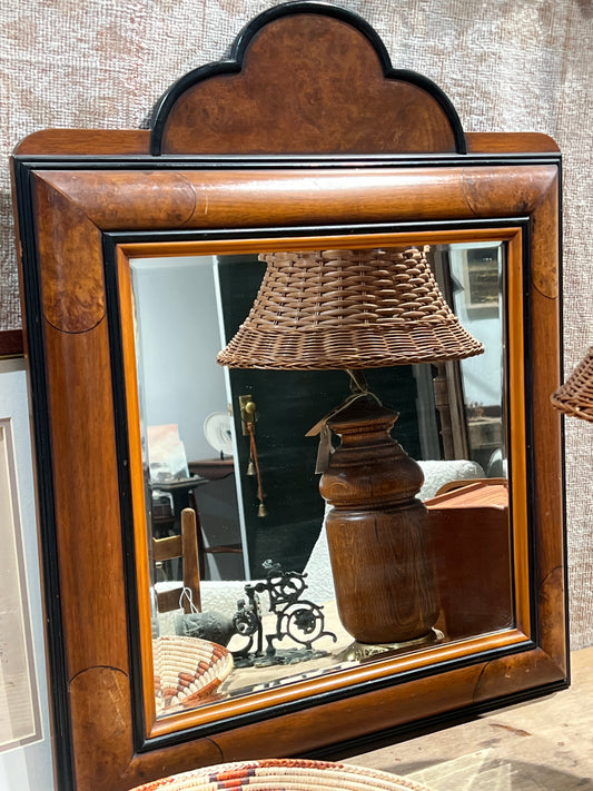 Wood frame mirror