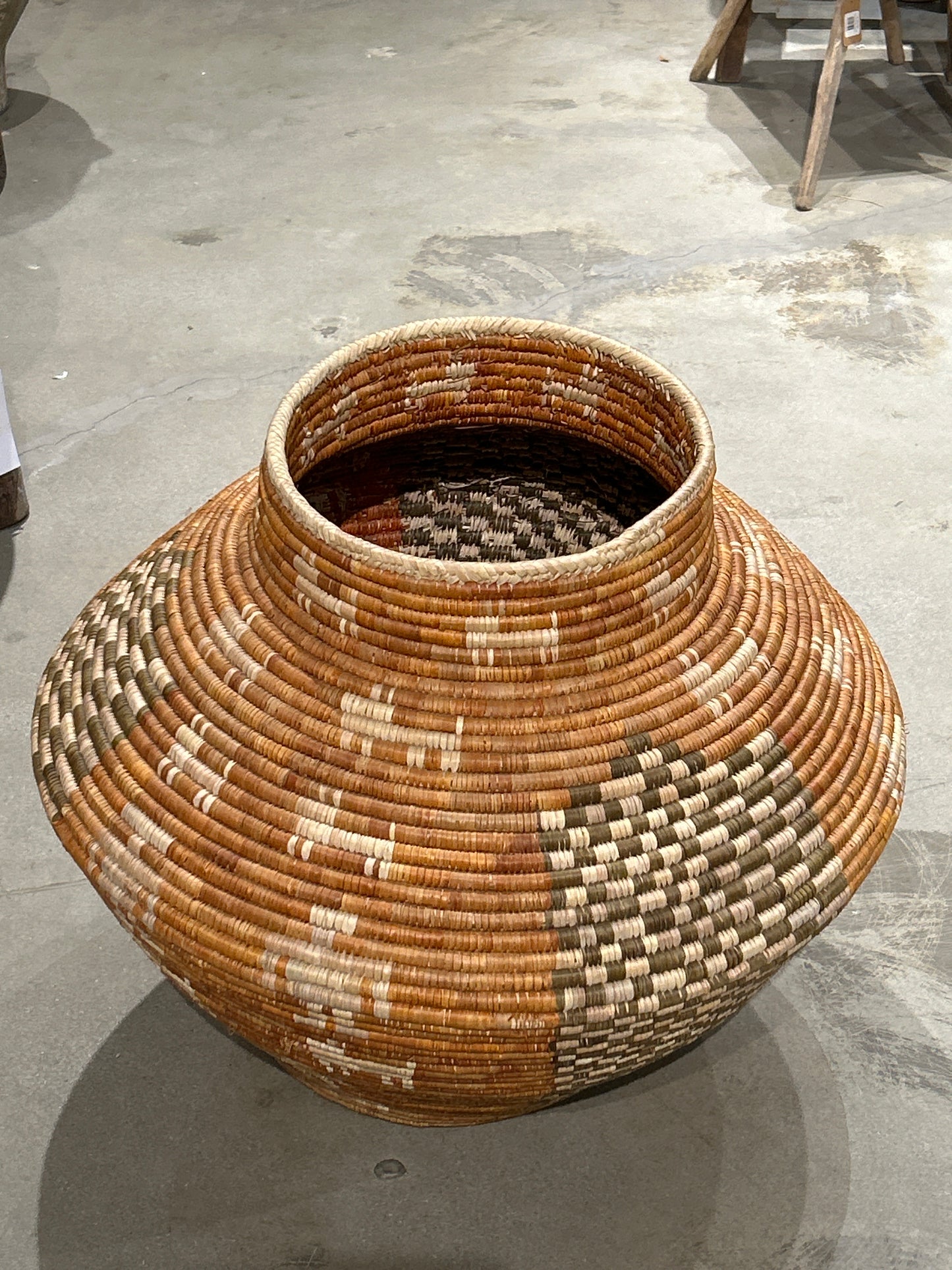 Vintage native basket