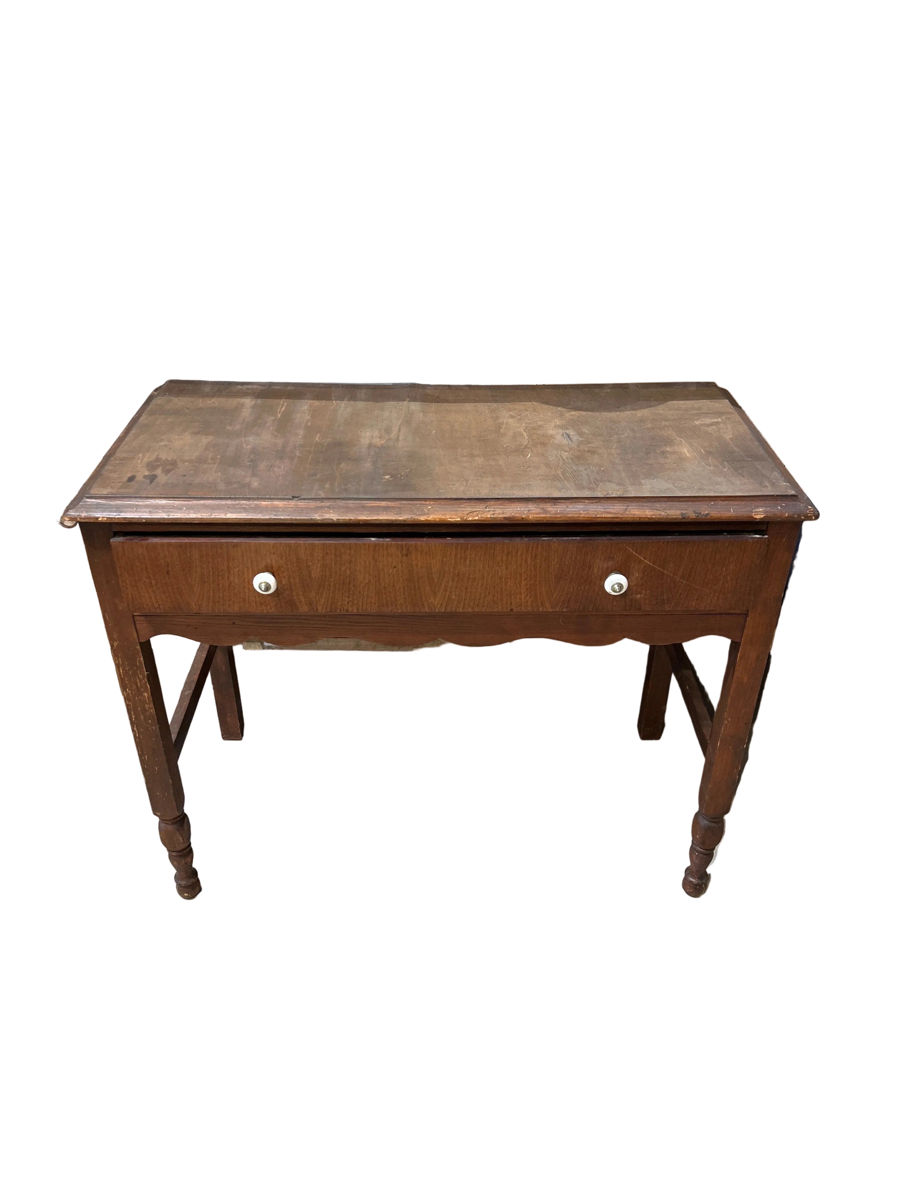 Vintage carved side table