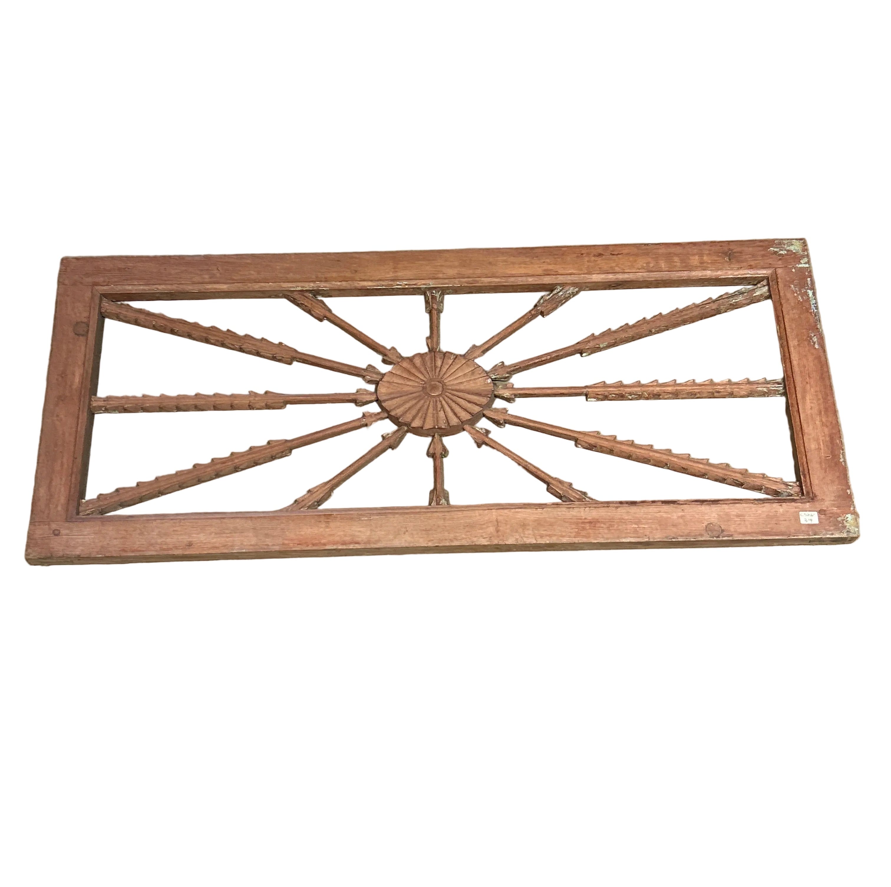 ANTIQUE WINDOW TRANSOM / VENTILATION PANEL.
