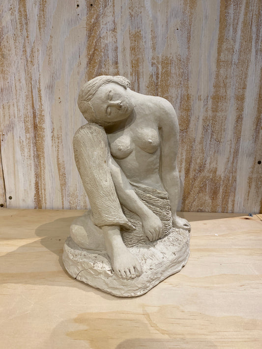 Clay Woman Sculpture