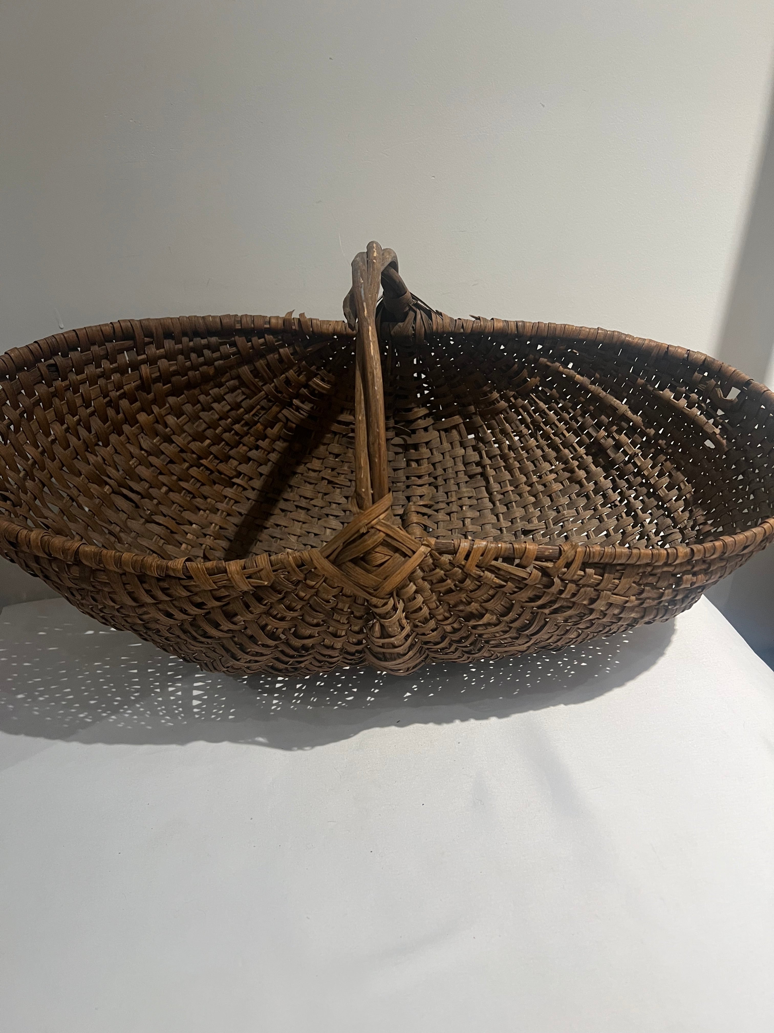 Large woven basket
