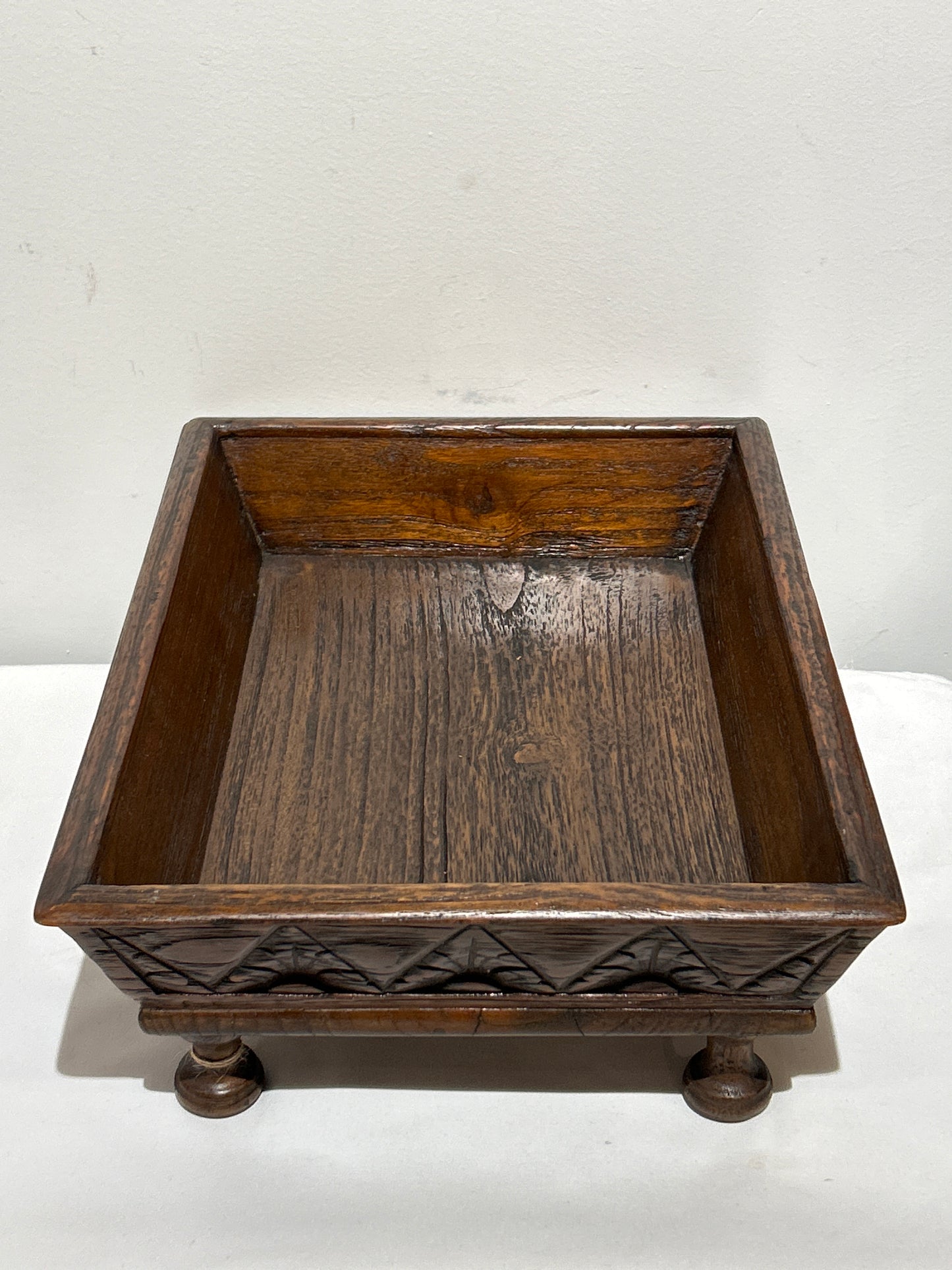 Letter tray of teak hardwood