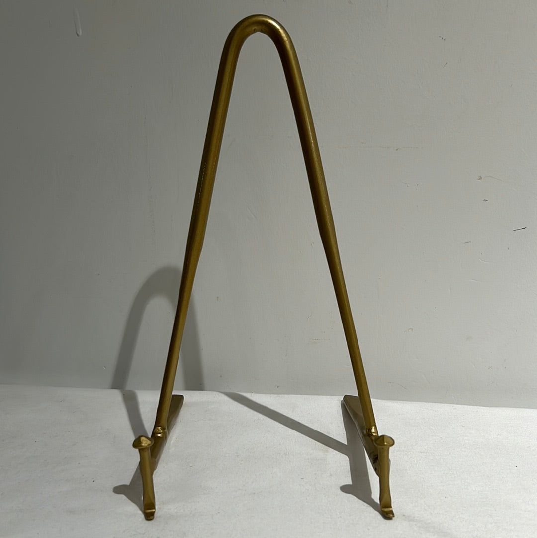 Antique Brass Display Stand: Med