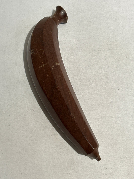 Vintage wooden banana