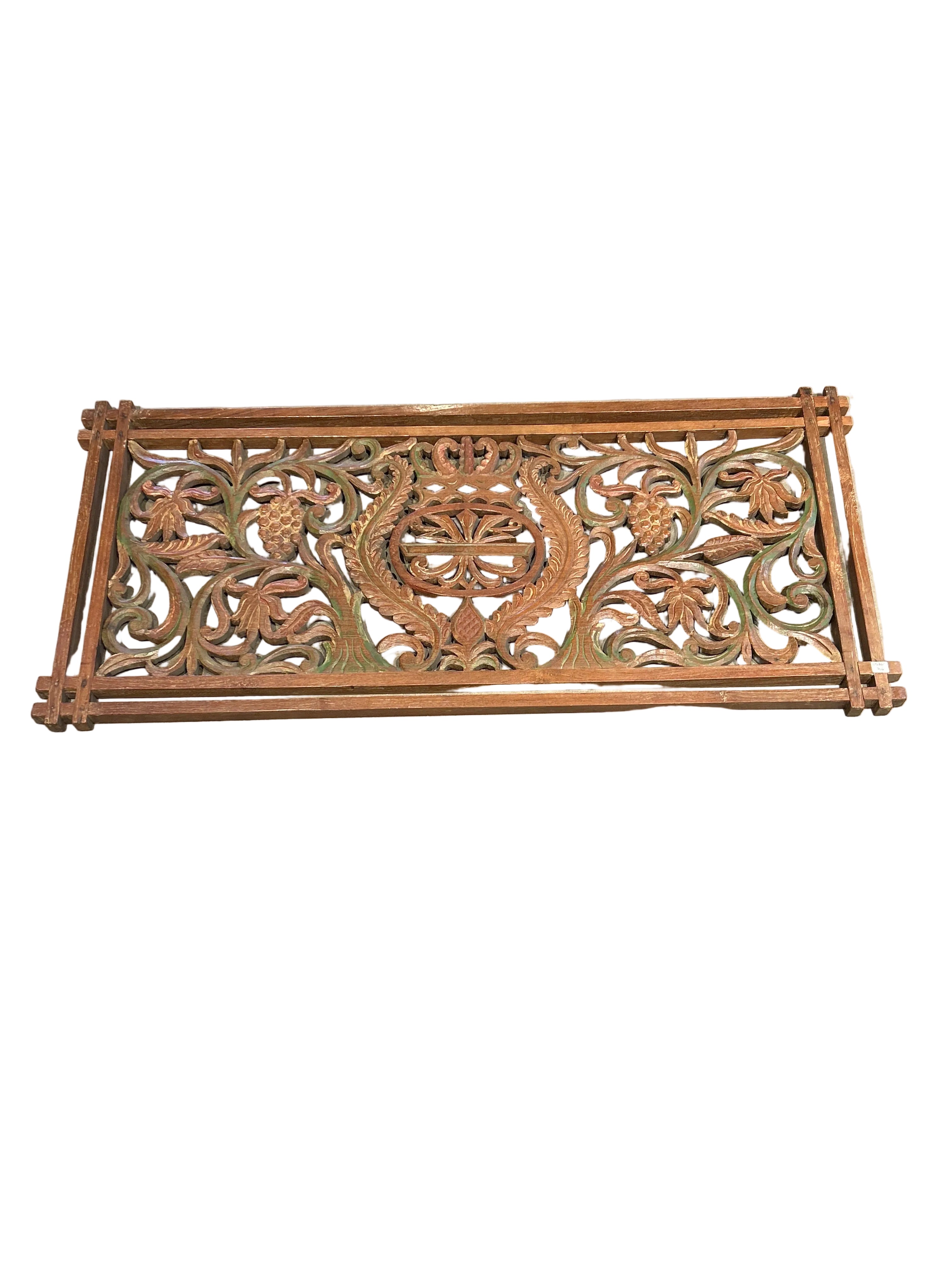 ANTIQUE WINDOW TRANSOM / VENTILATION PANEL.