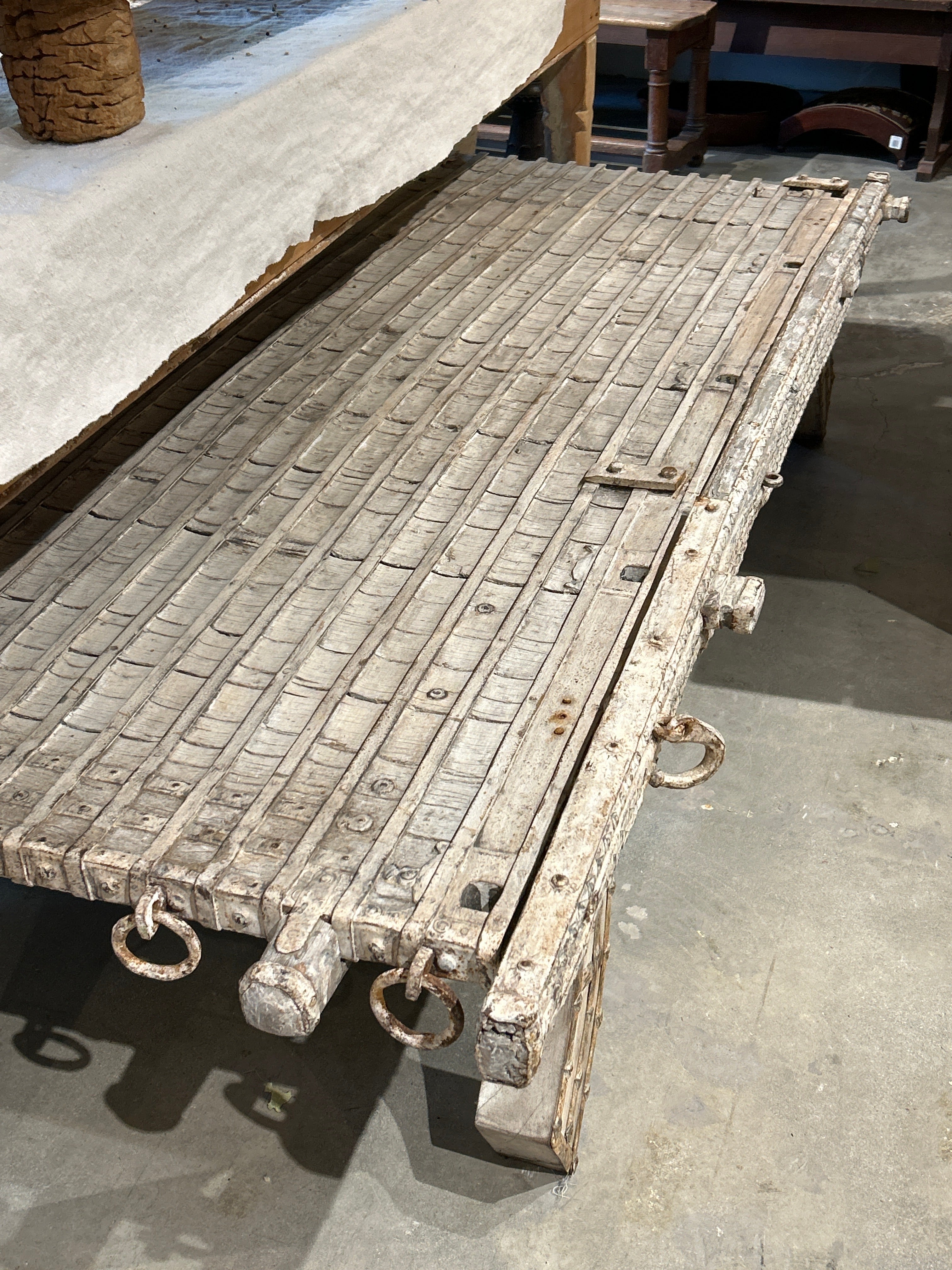 Vintage carved coffee table