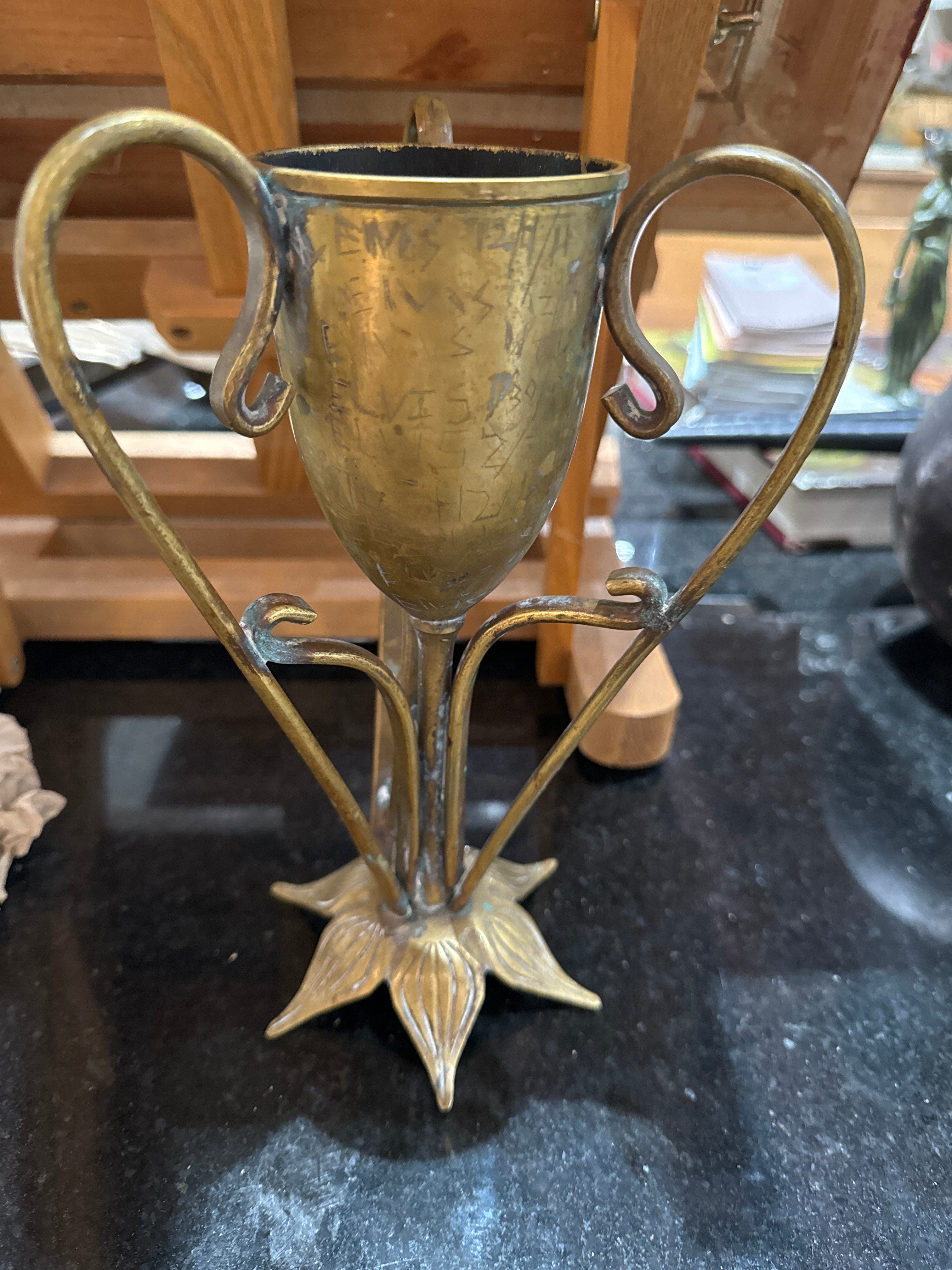 Vintage Brass trophy