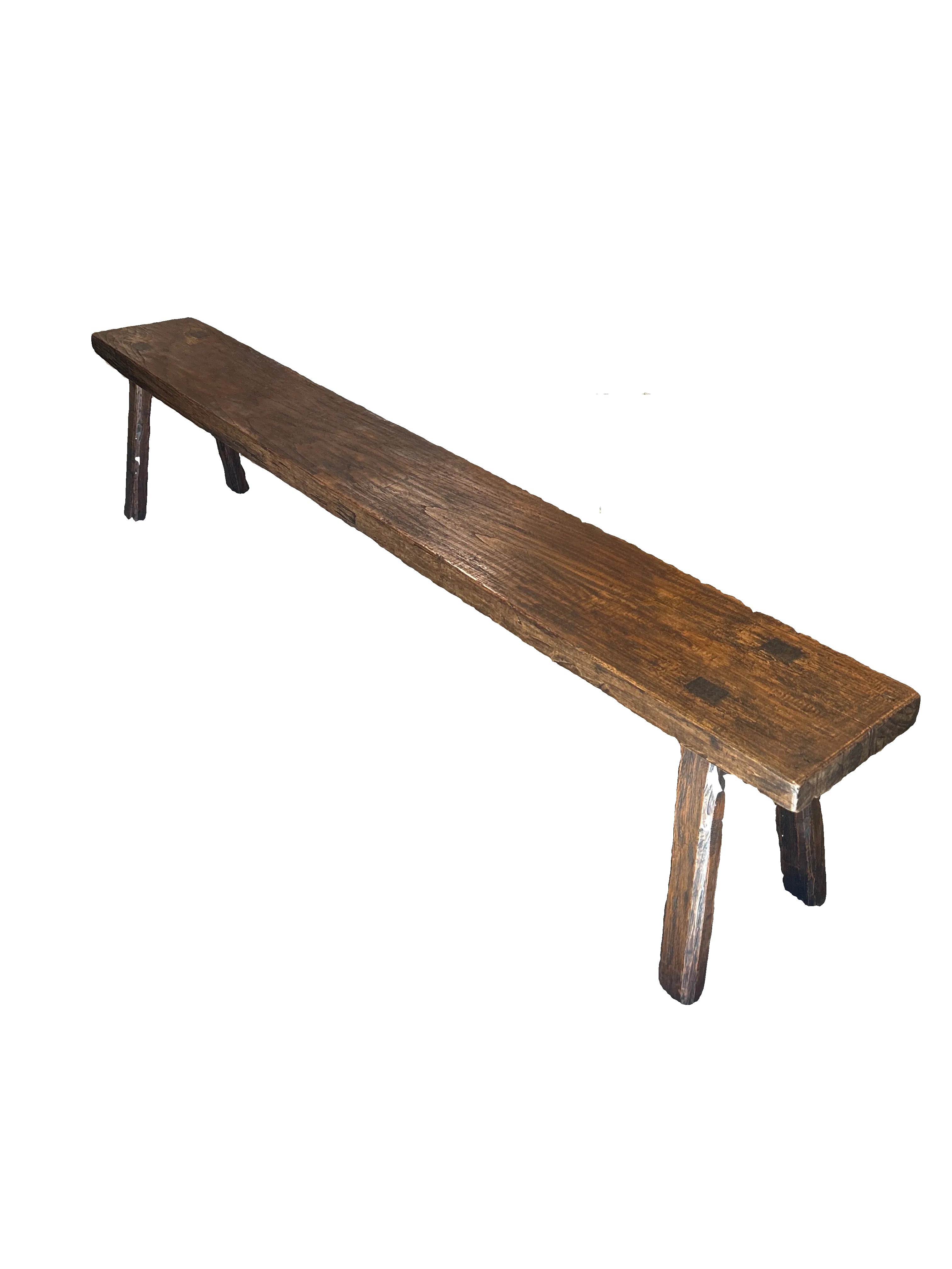 RURAL SINGLE SLAB BENCH.