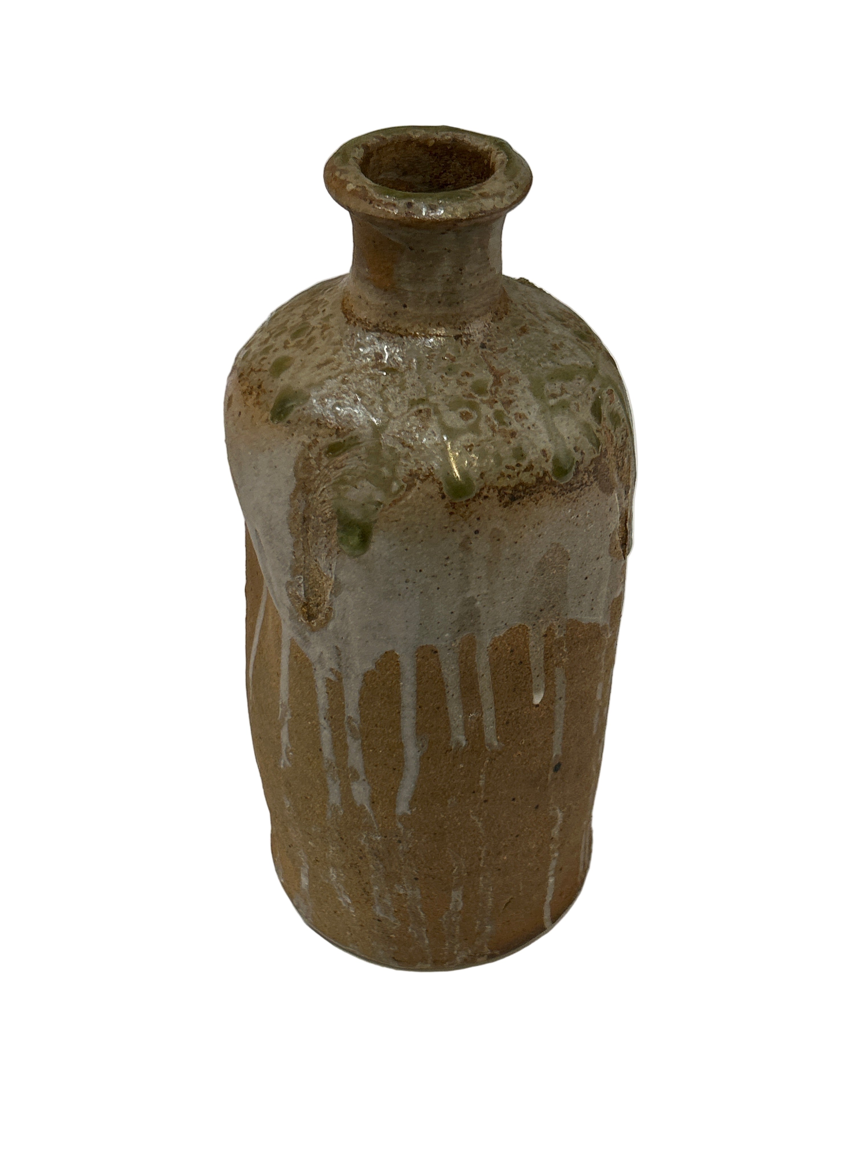 Vintage ceramic drip glaze vase