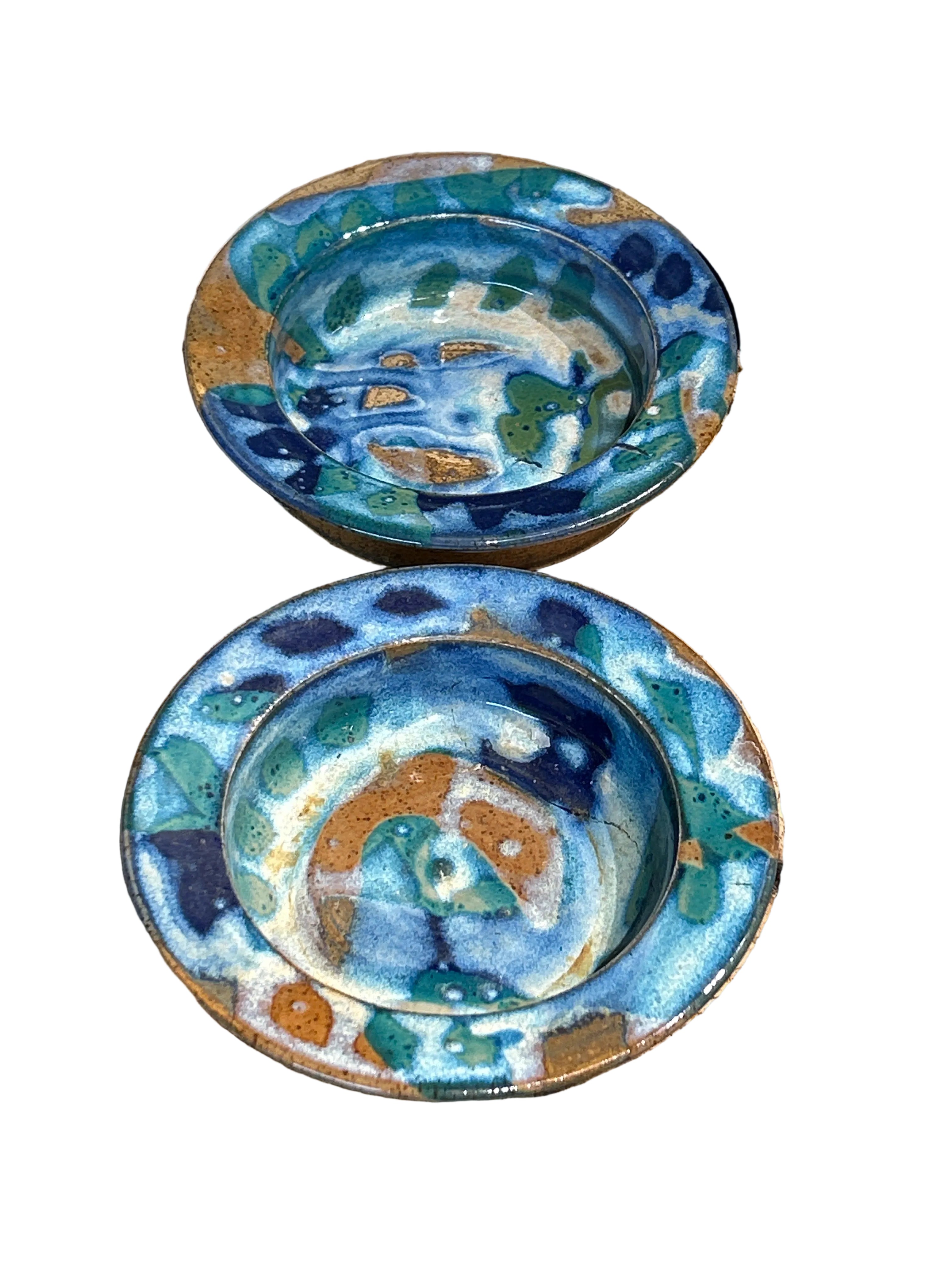 Vintage handmade pottery catchall