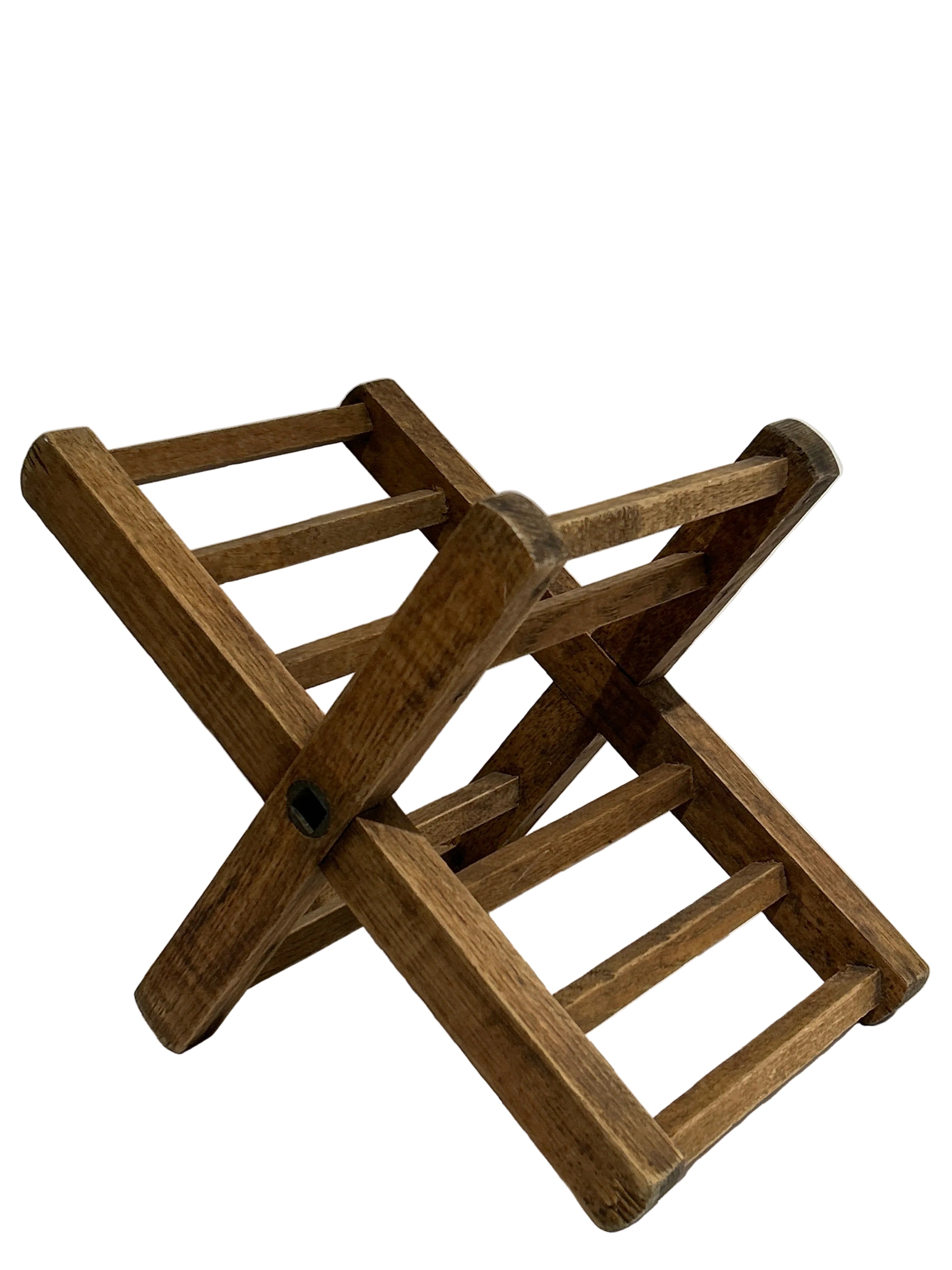 Vintage wood book stand