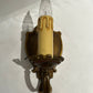 Set of two - Brass wall sconces