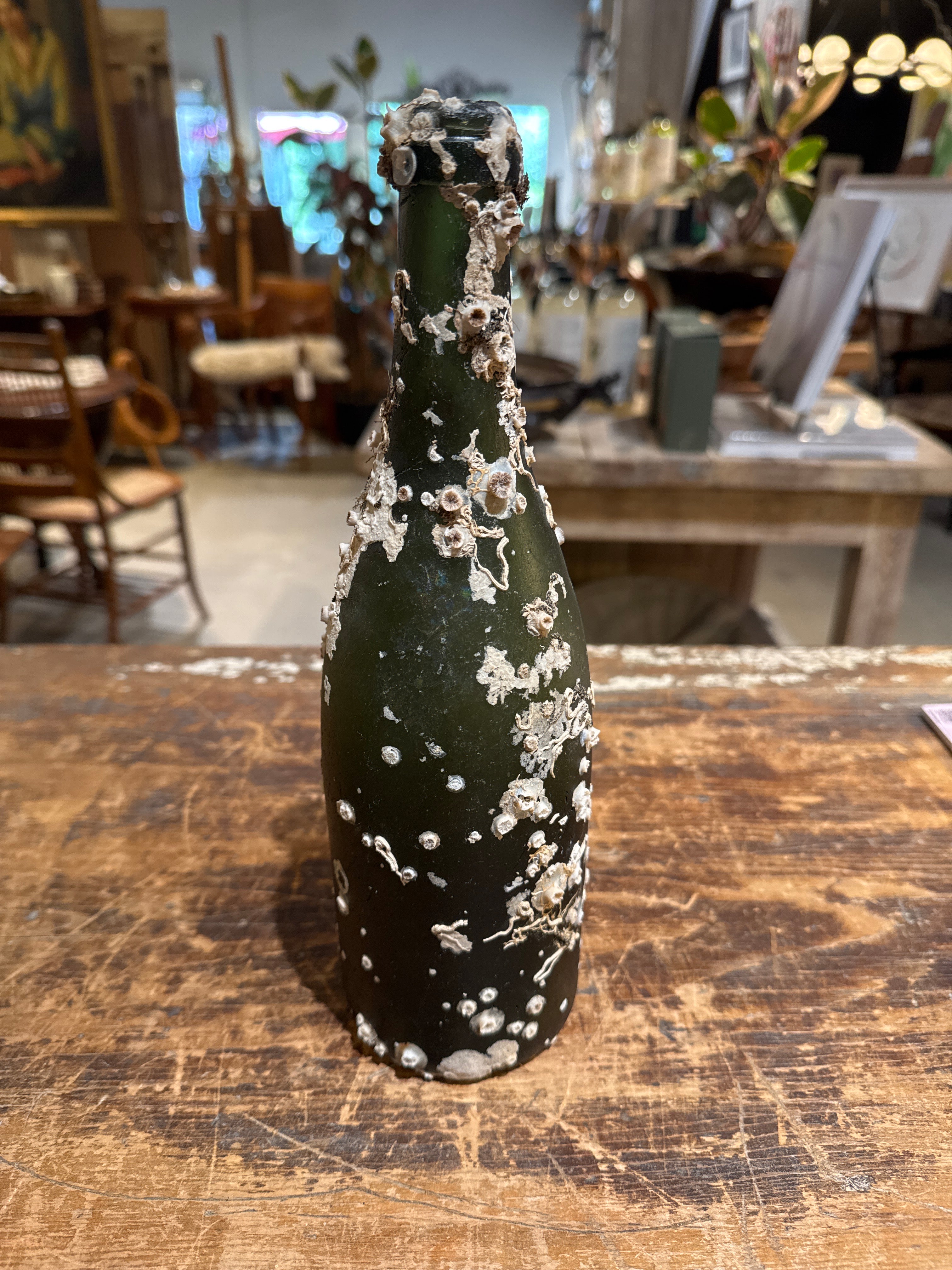 Antique Glass Spirit Bottle (G)