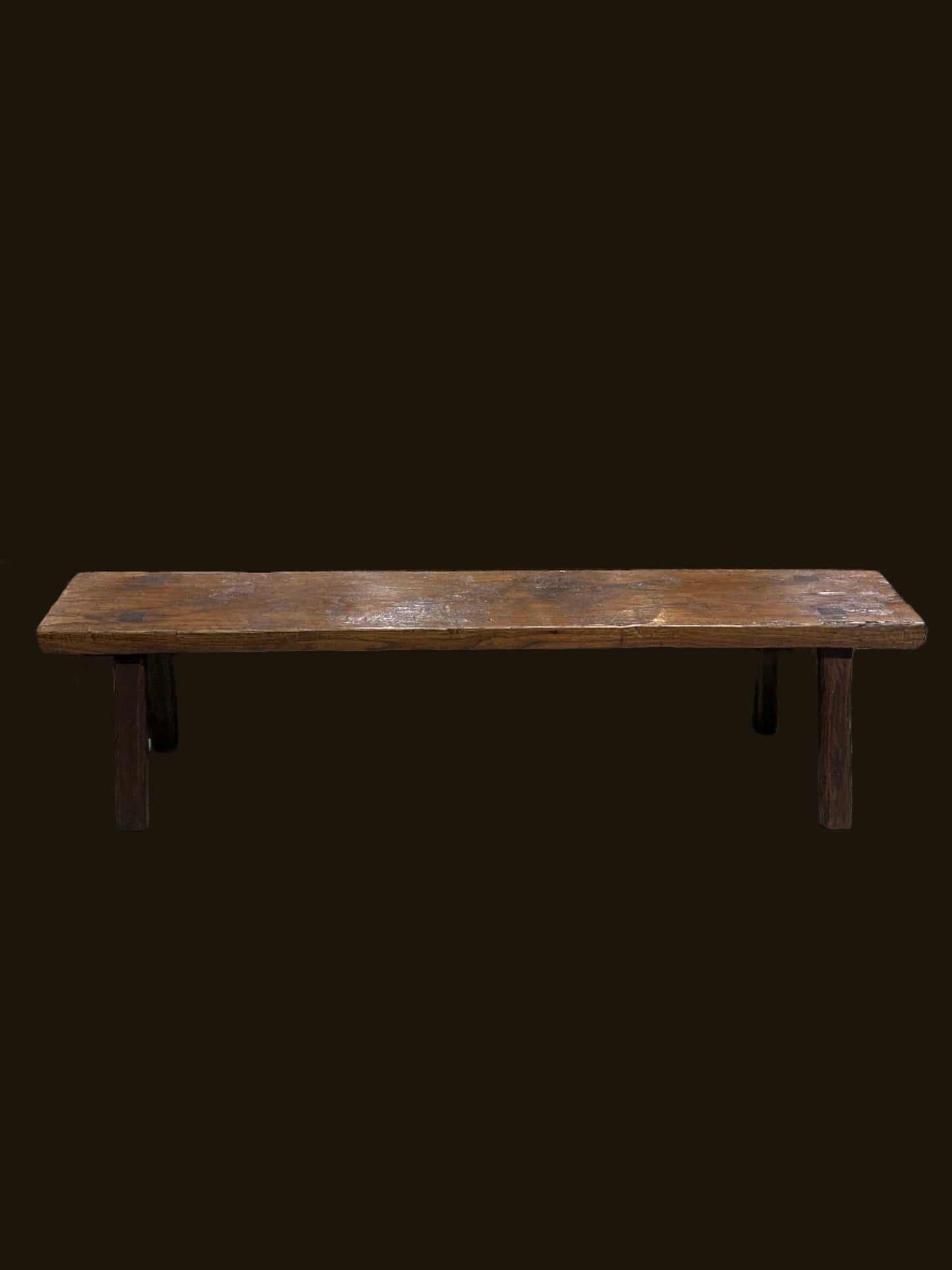 SINGLE SLAB TEAK HARDWOOD BENCH