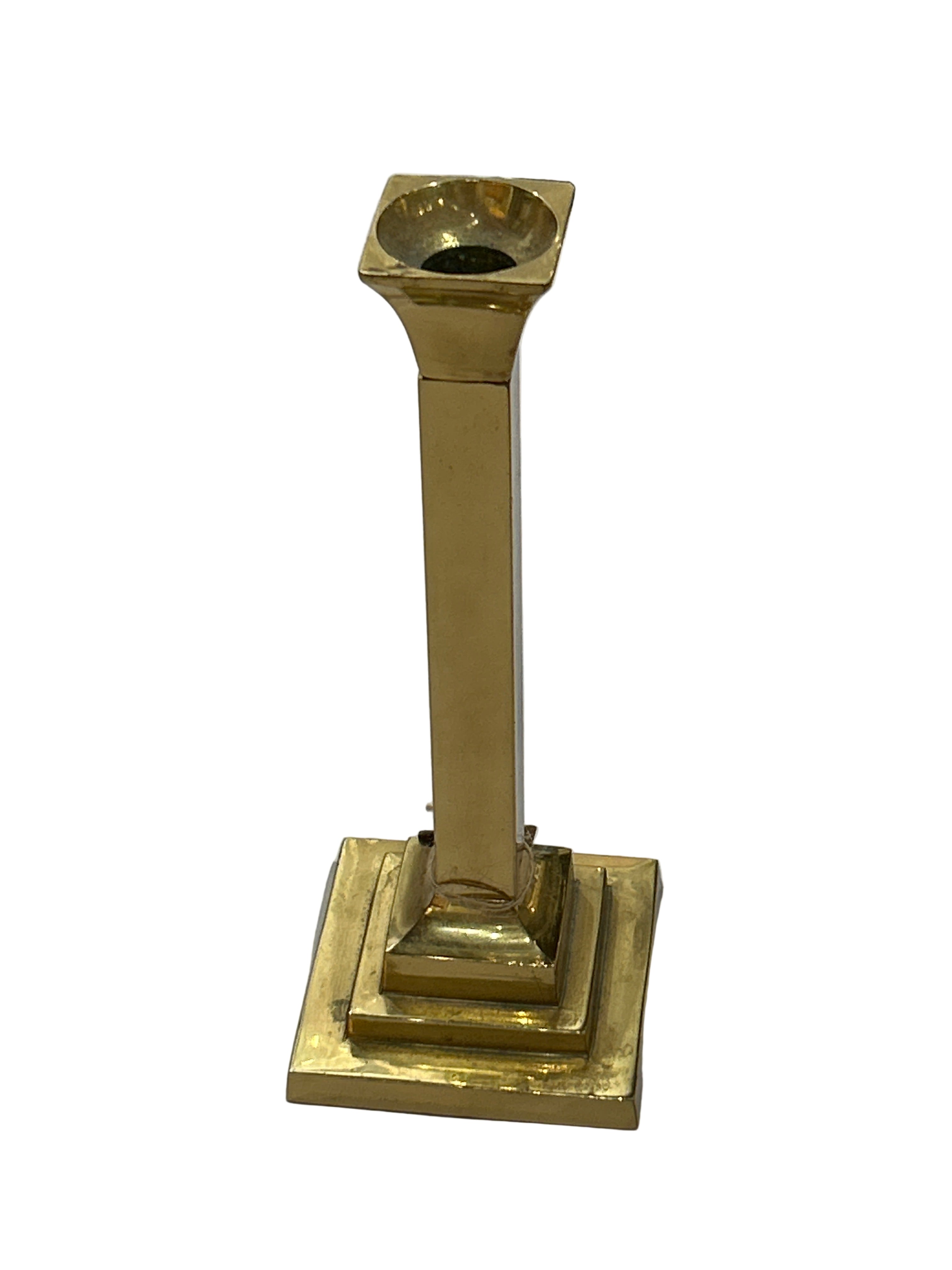 Vintage brass candleholder