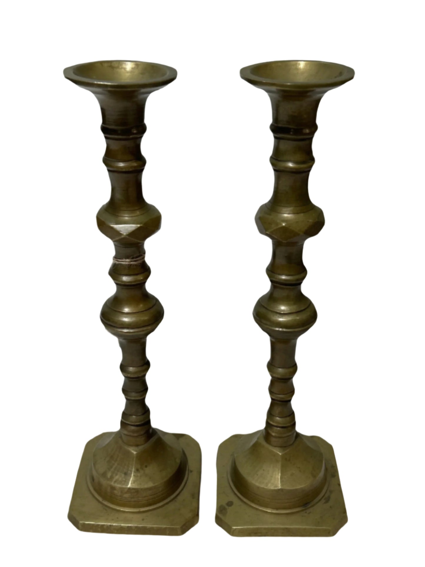 Pair of Brass Candleholders