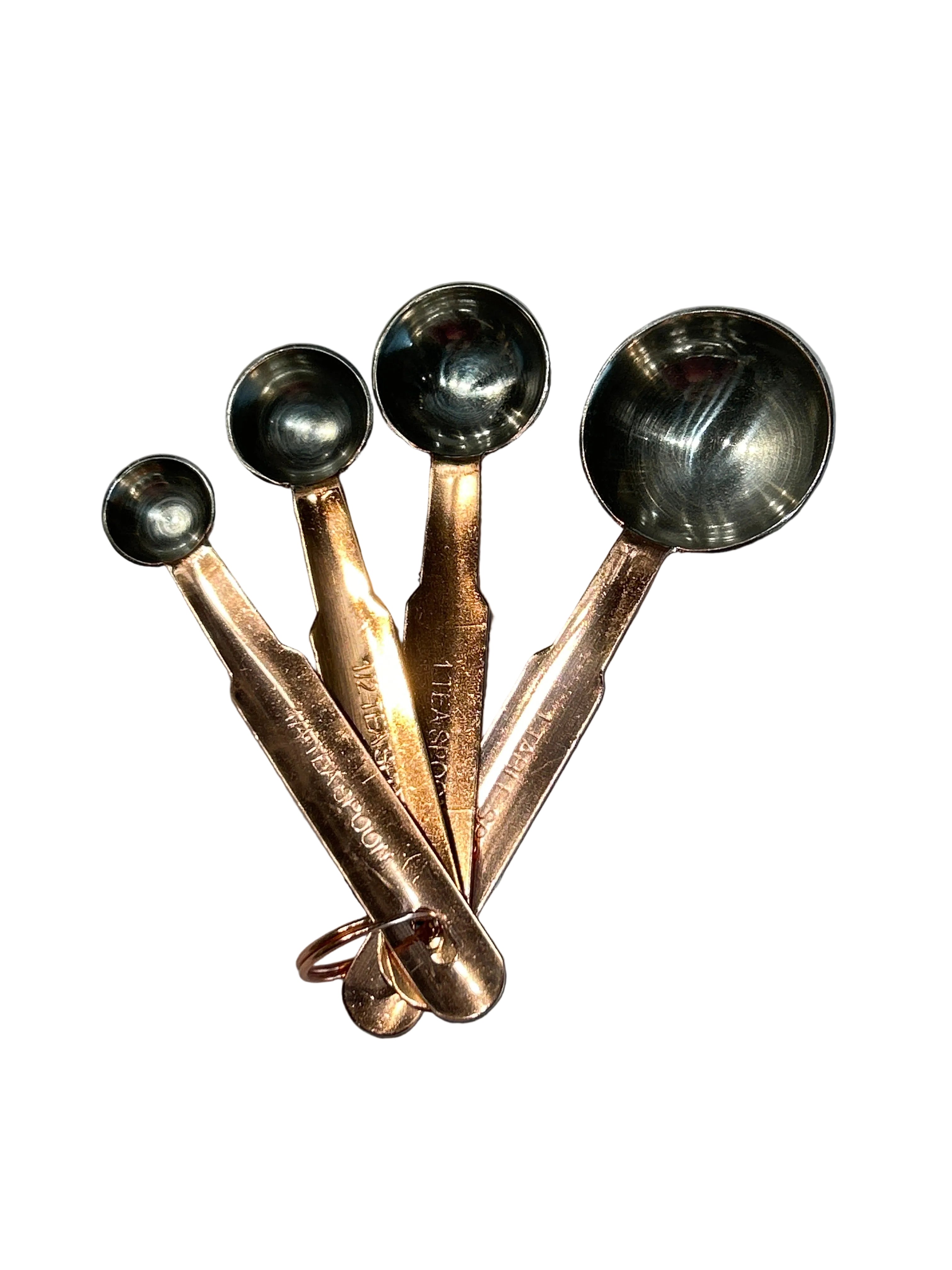 Copper measuring spoons