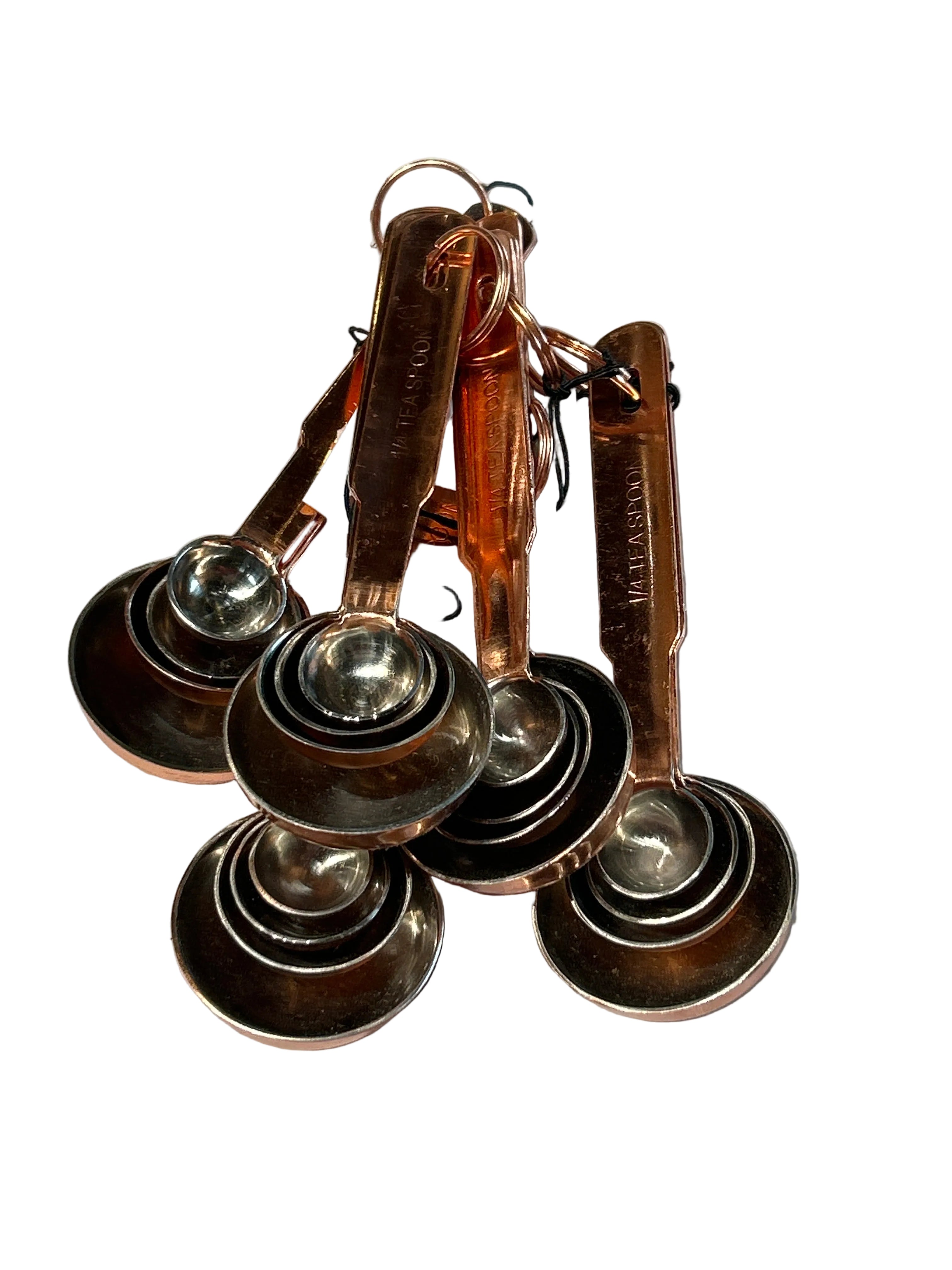 Copper measuring spoons