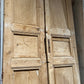 Vintage Egyptian Stripped Pine Door Pair