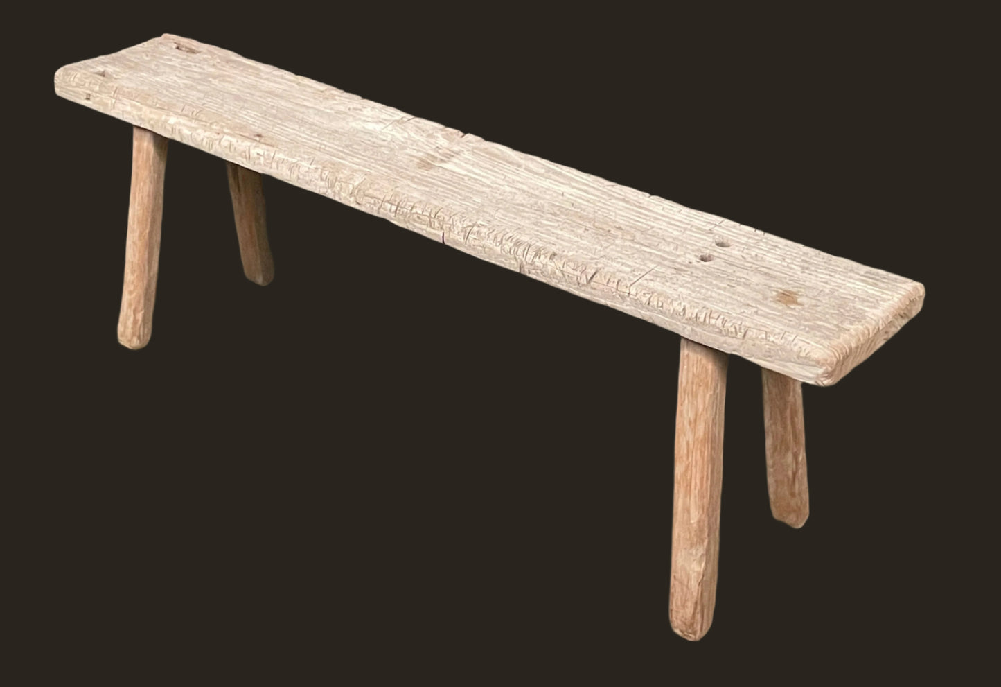 SINGLE SLAB TEAK HARDWOOD BENCH