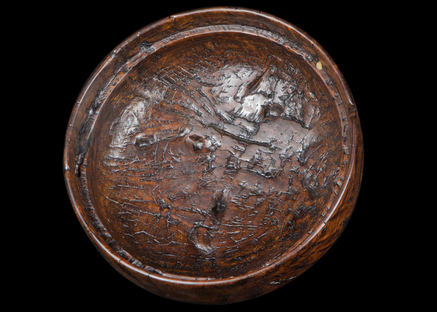 Antique circular Betel-Nut Bowl