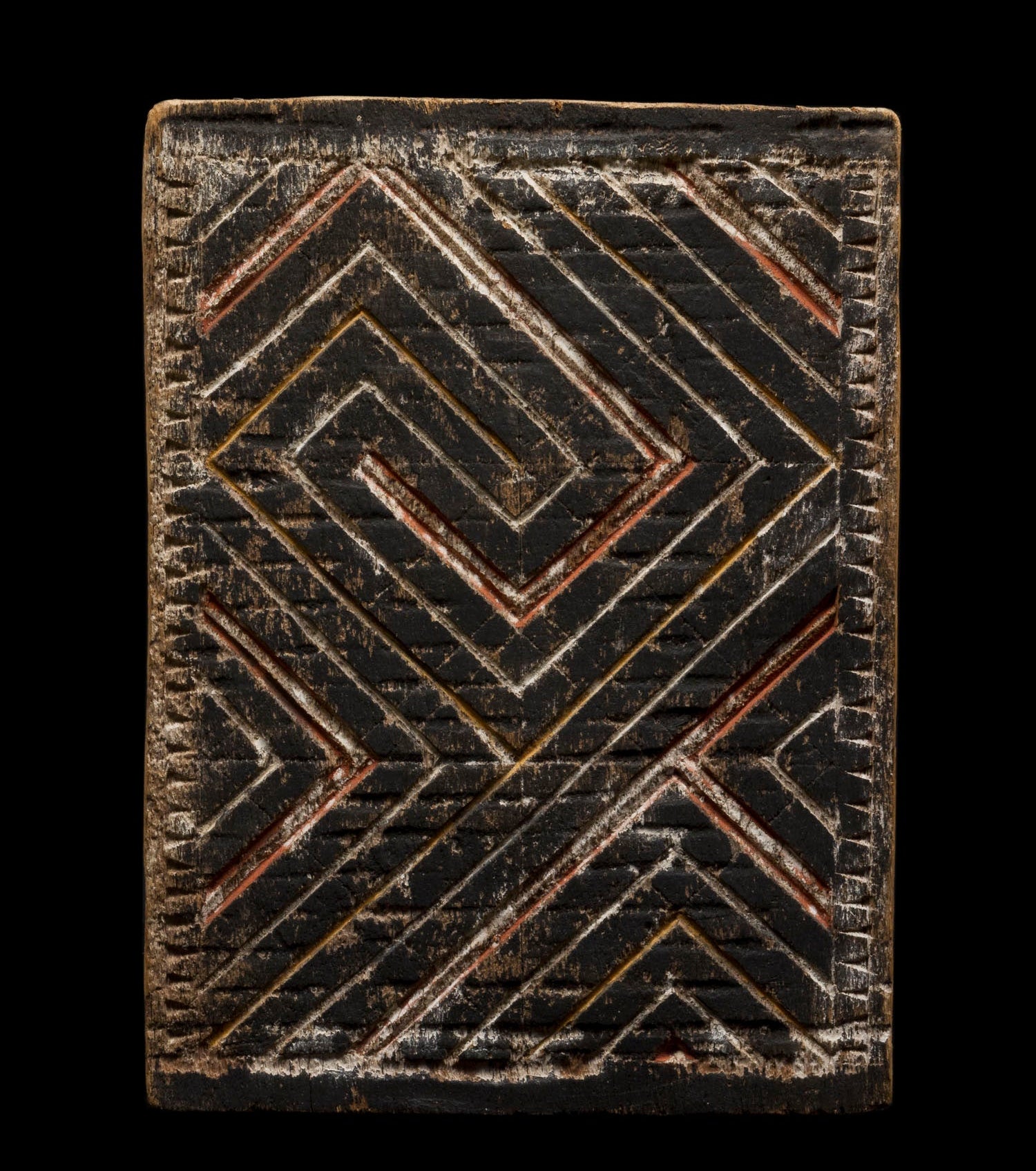 ANTIQUE TRIBAL ARCHITECTURAL PANEL.