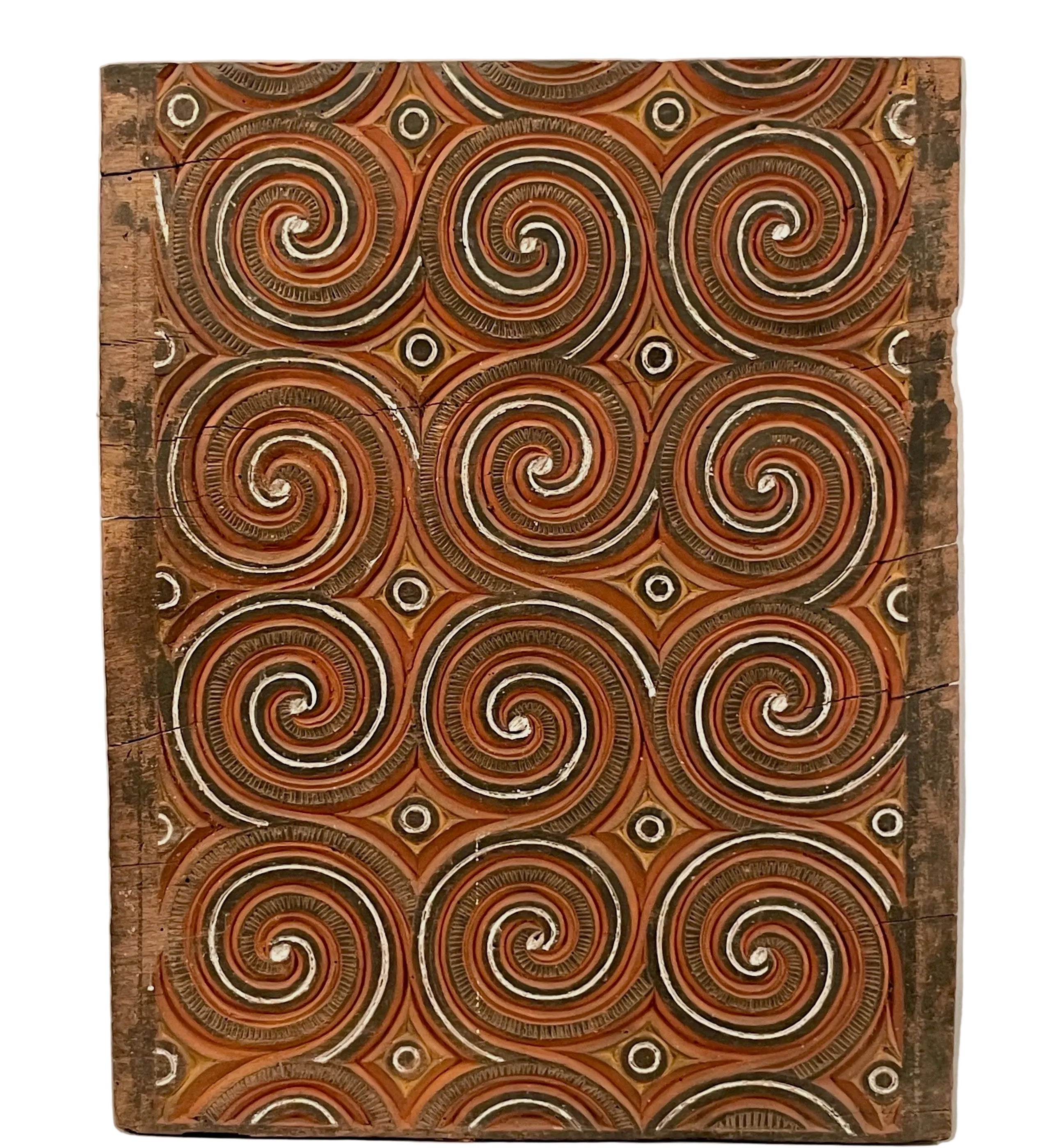 ANTIQUE TRIBAL ARCHITECTURAL PANEL.