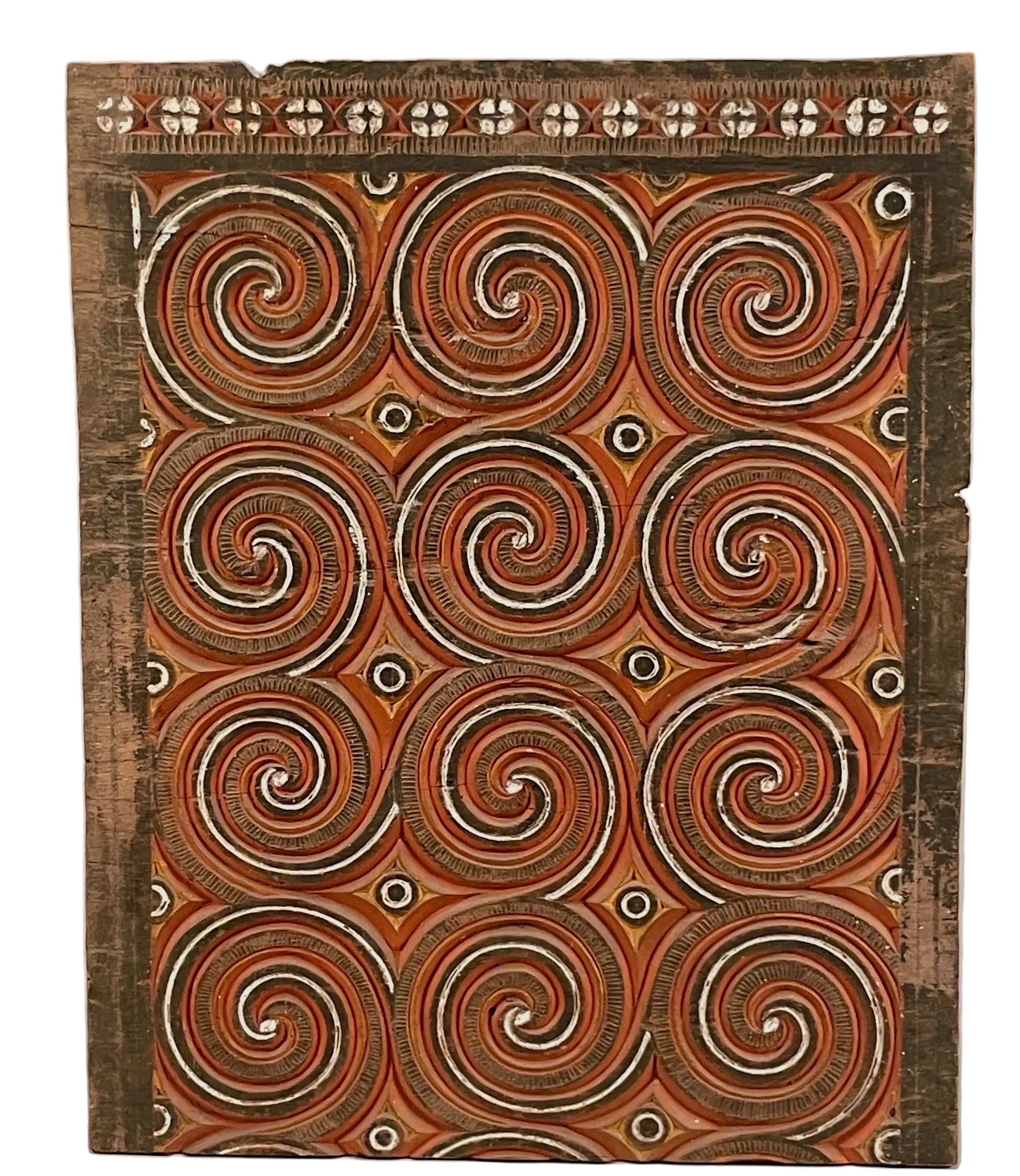 ANTIQUE TRIBAL ARCHITECTURAL PANEL.