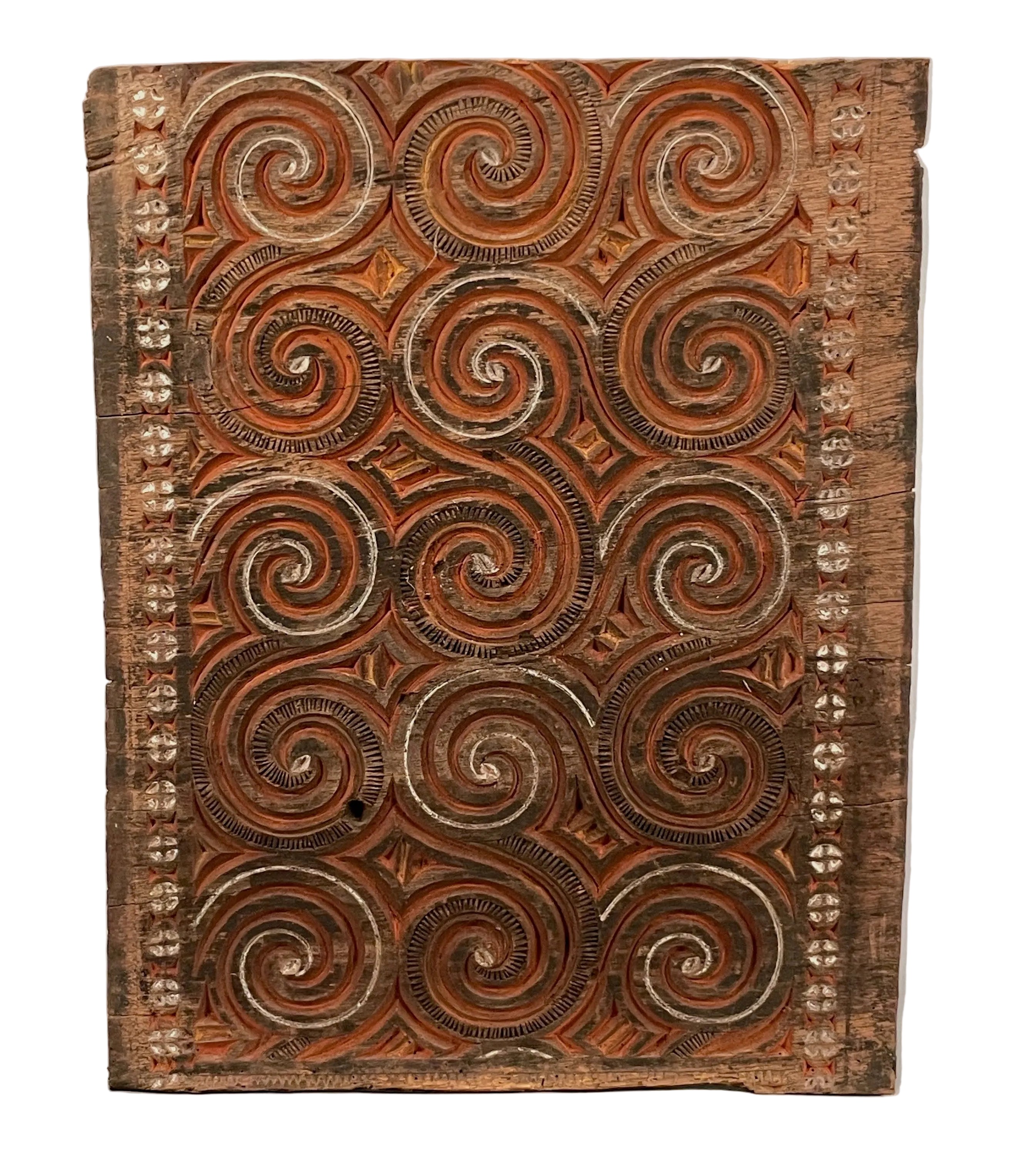 ANTIQUE TRIBAL ARCHITECTURAL PANEL.